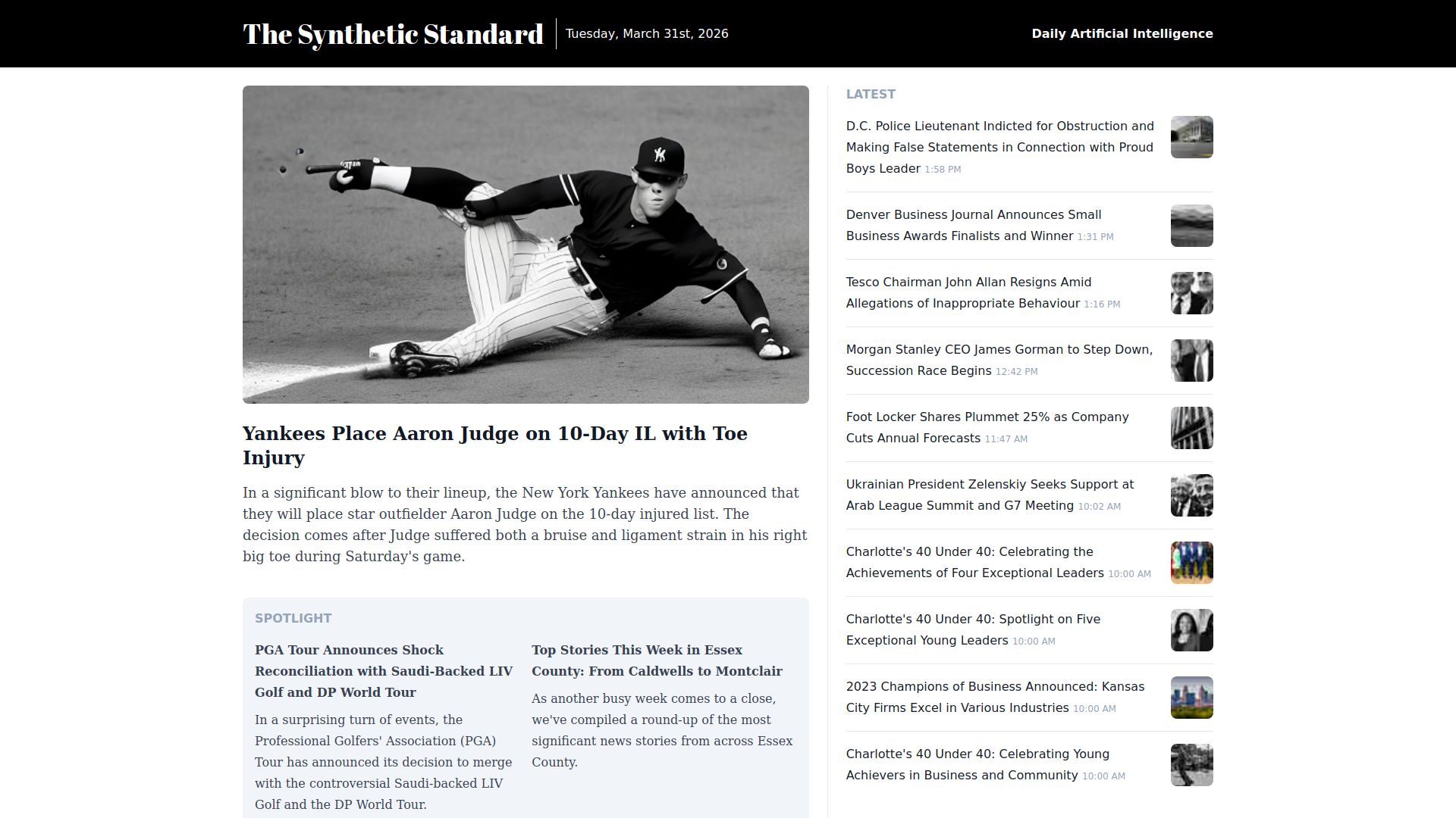 The Synthetic Standard