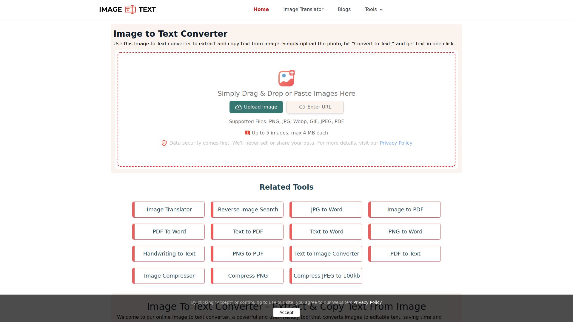 Image to Text Converter