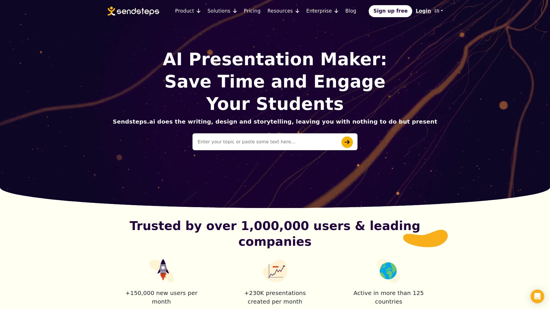 Sendsteps.ai: First AI Presentation Tool