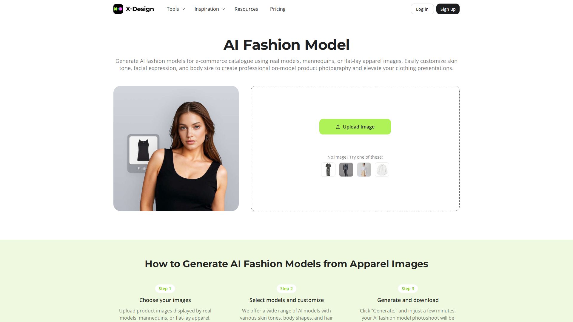 AI Fashion Model
