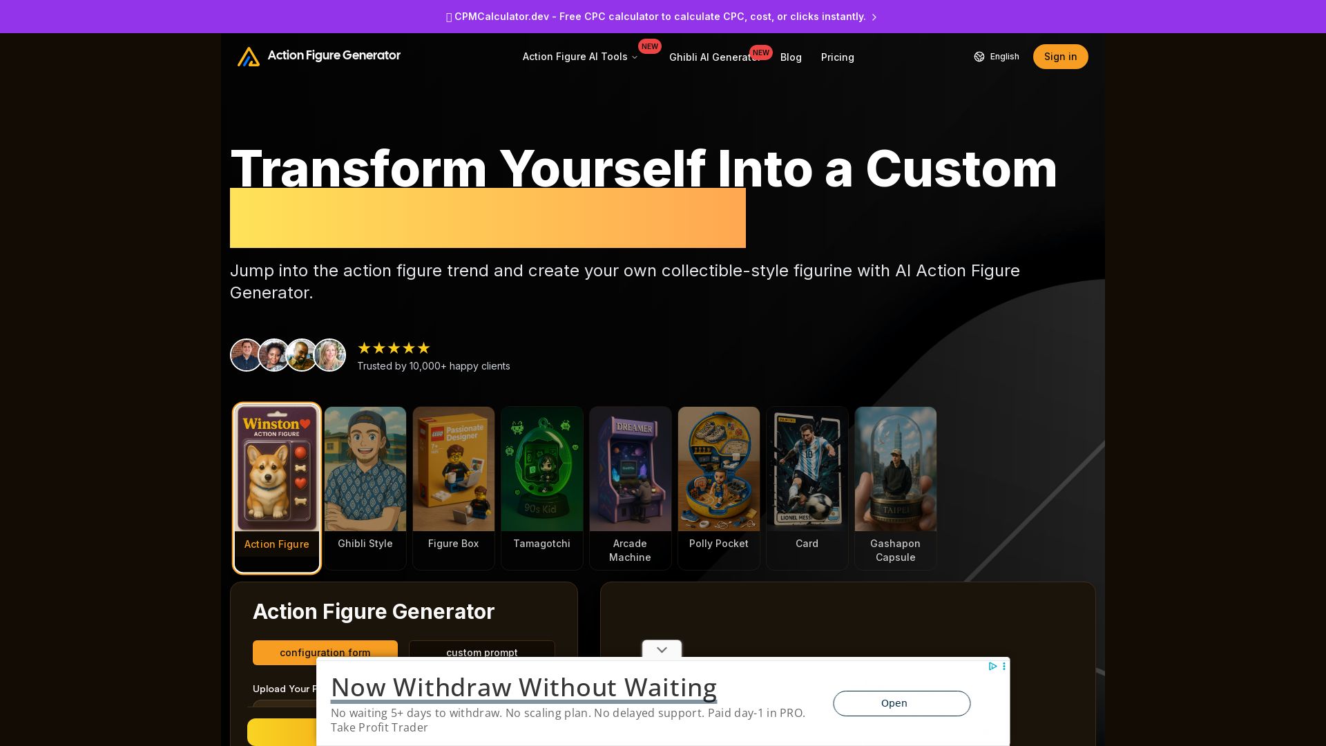 Action Figure Generator