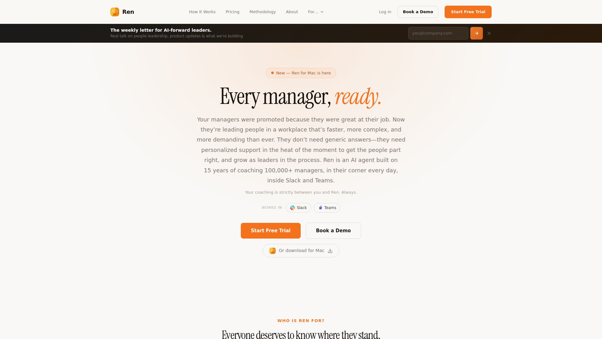 Ren | AI Leadership Coach