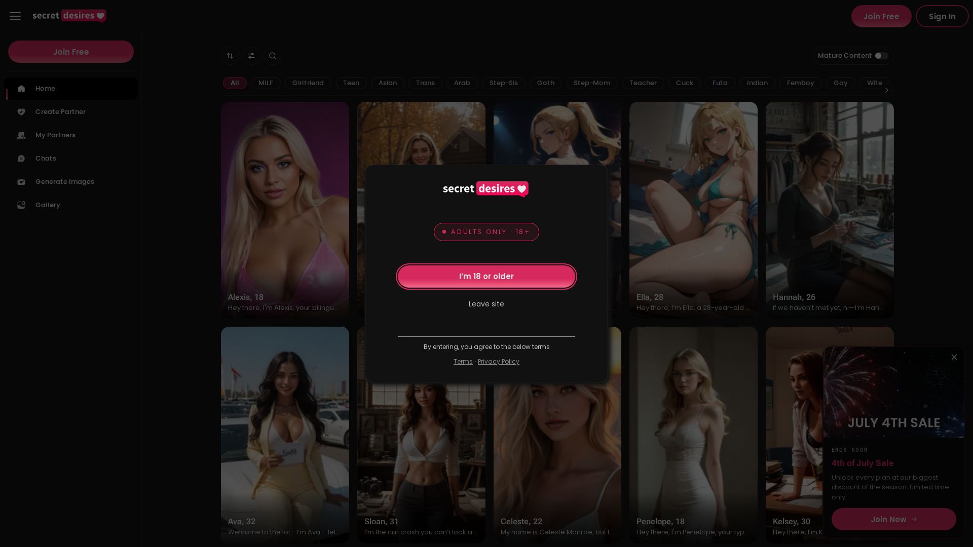 Secret Desires AI
