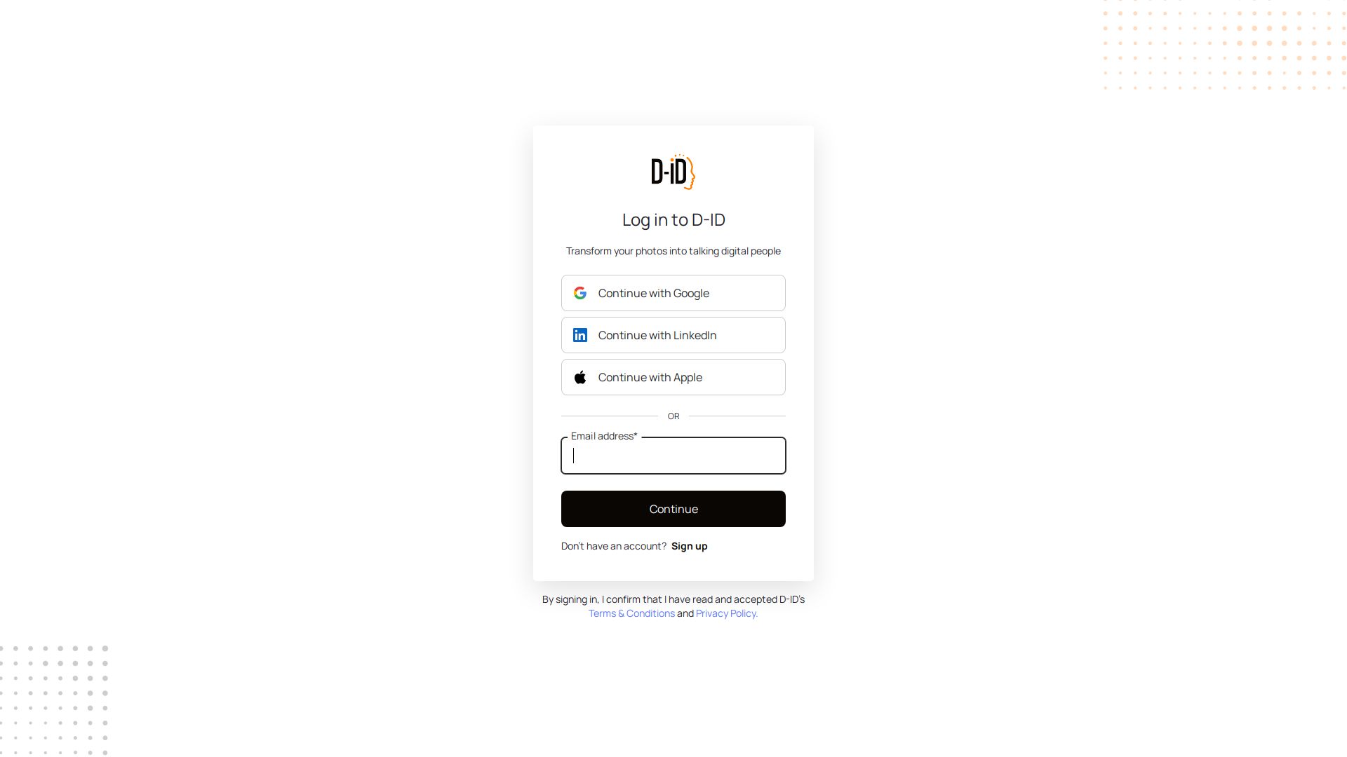 Creative Reality Studio (D-ID)