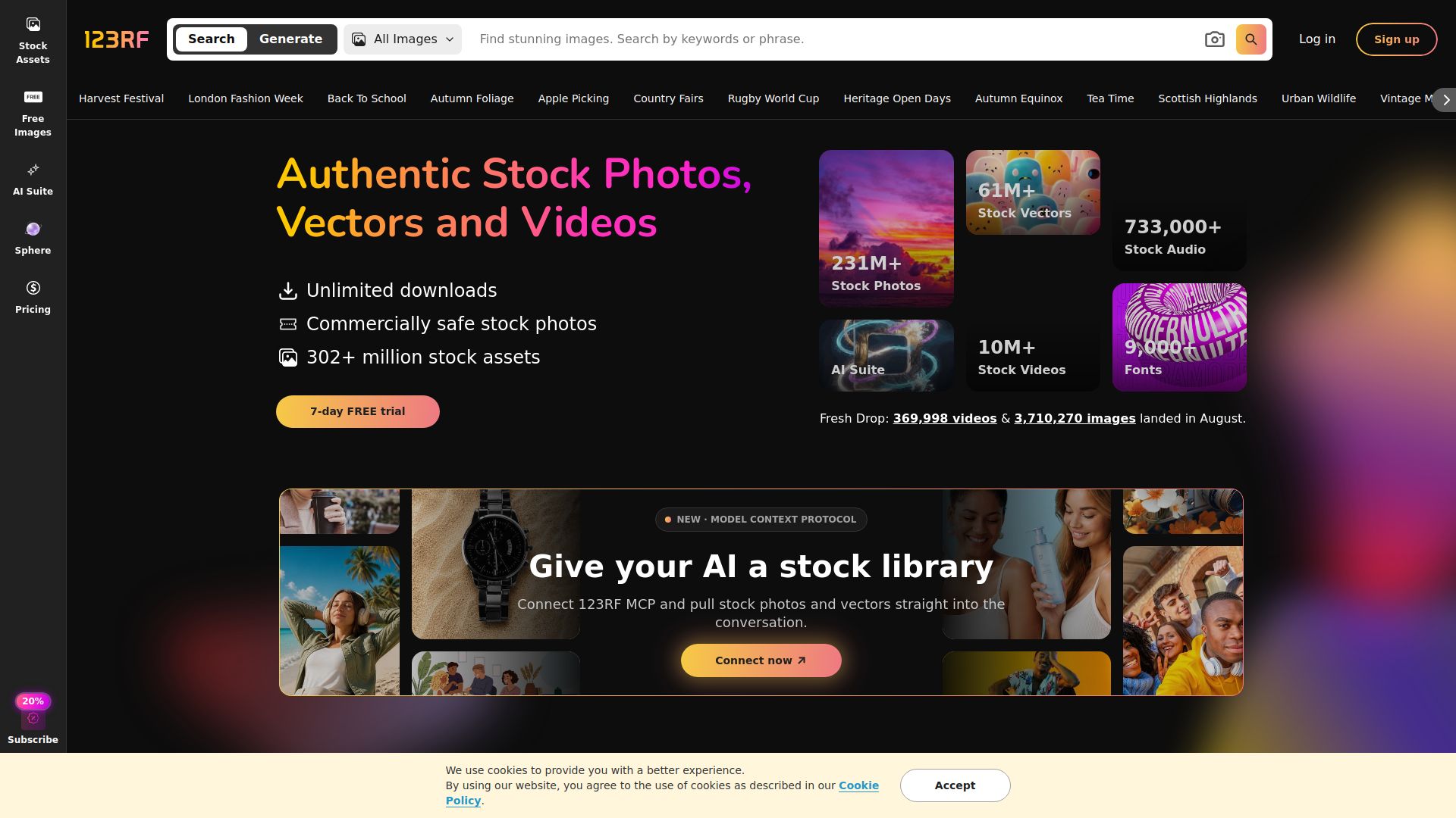 123RF AI Search Engine