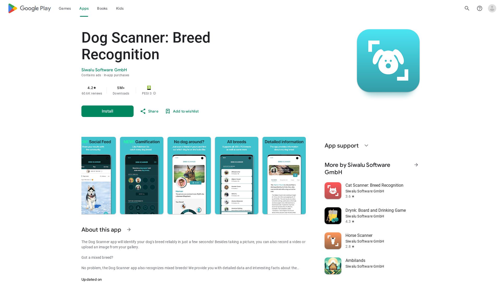 Dog Scanner