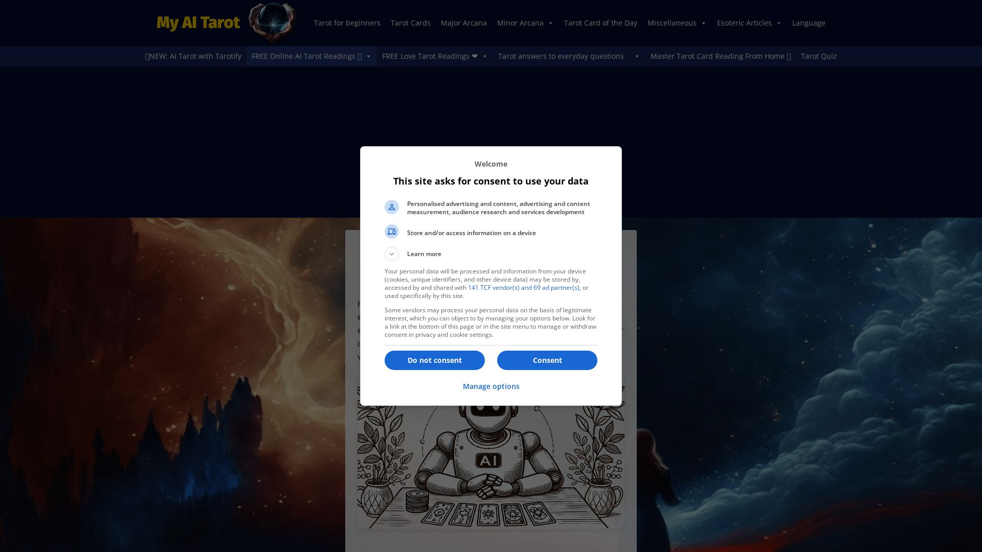 My AI Tarot