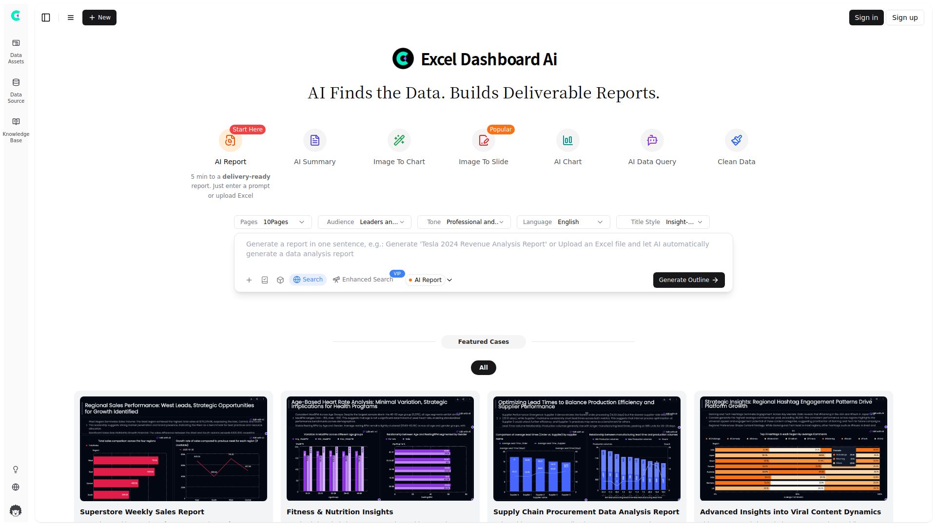 ExcelDashboard AI