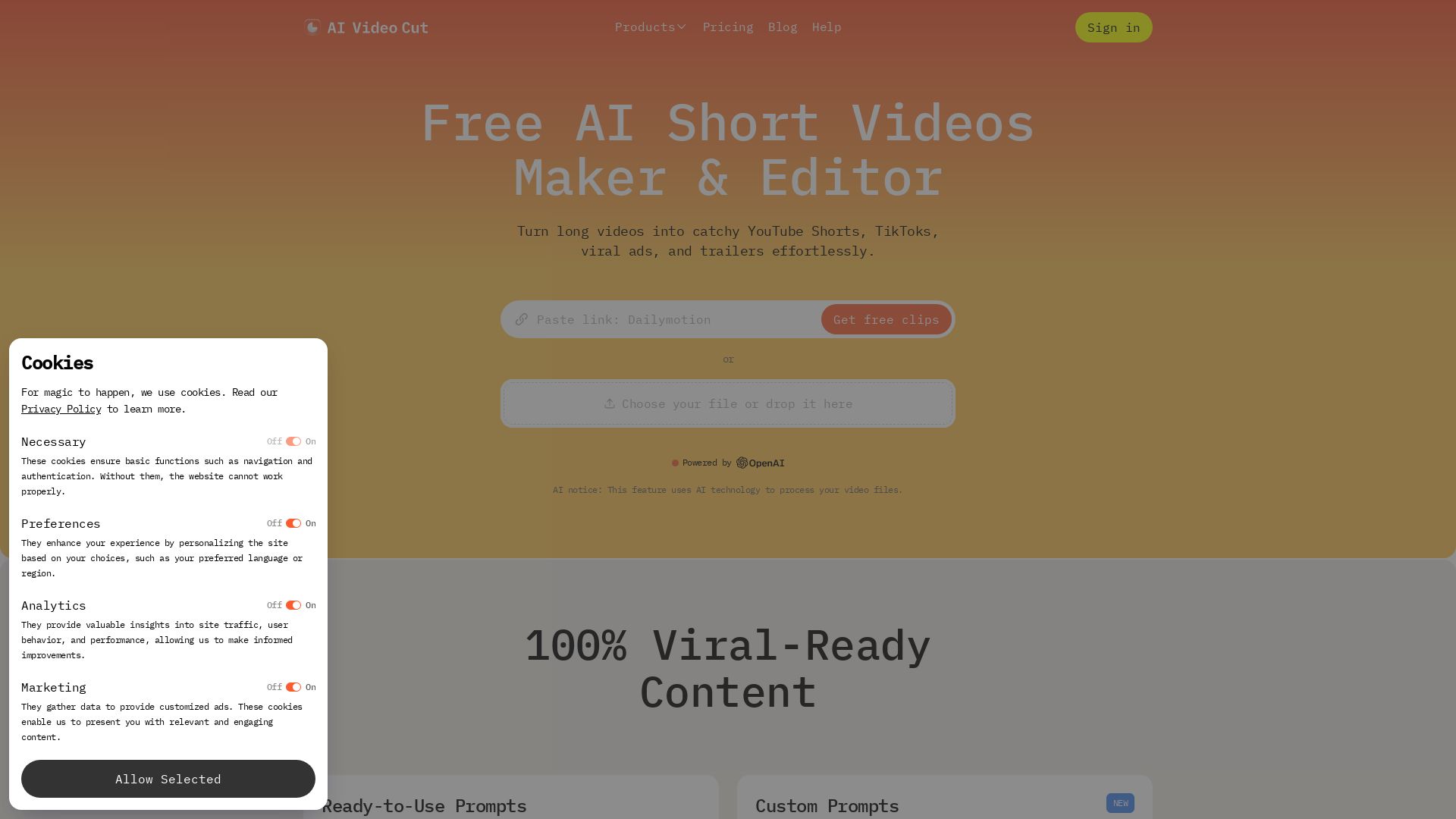 AI Video Cut