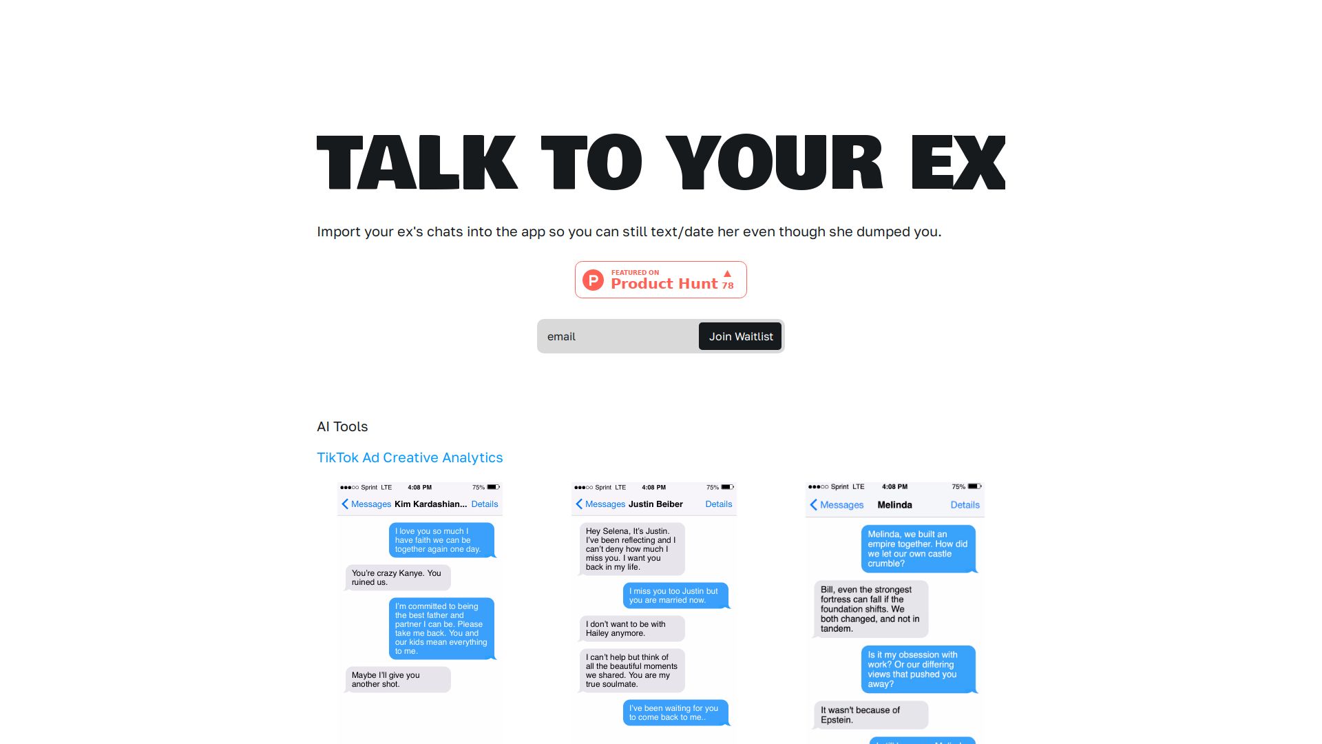 Talk To Your Ex