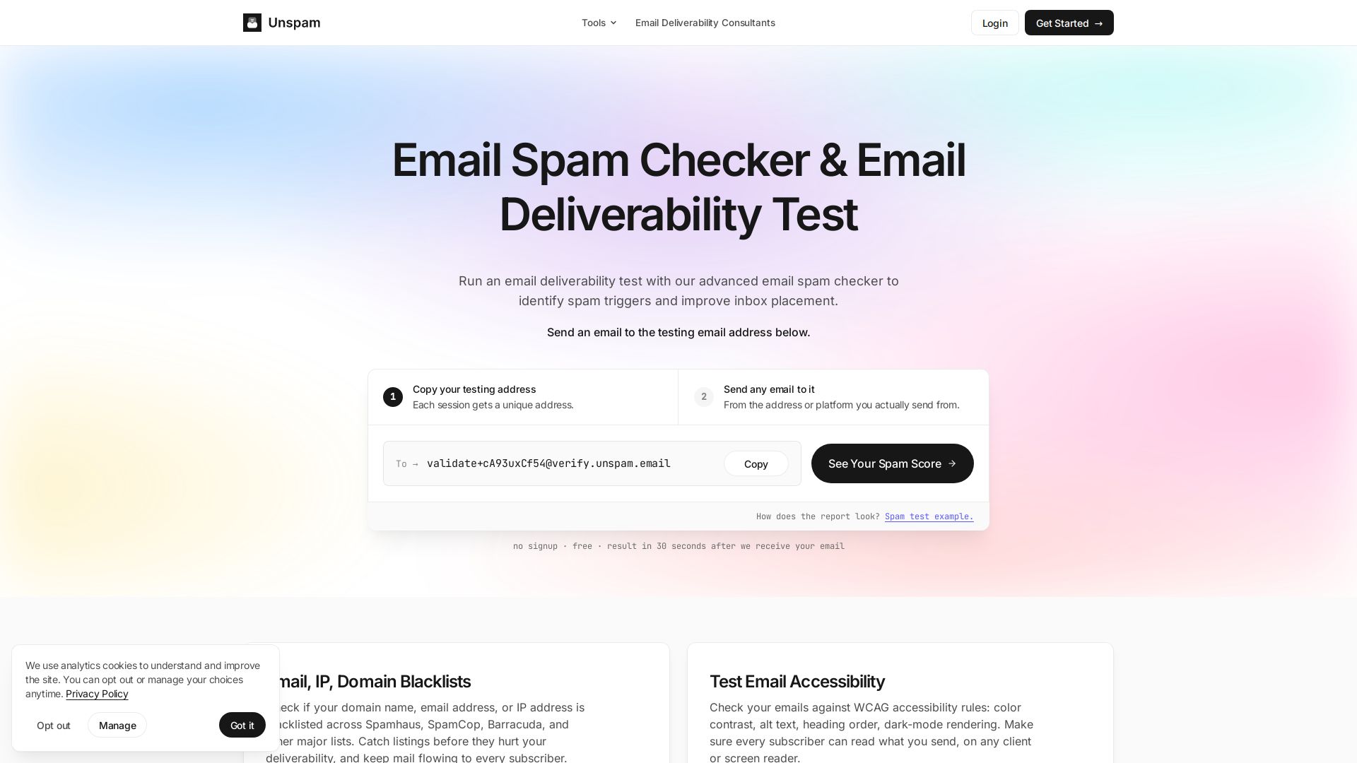 unspam.email