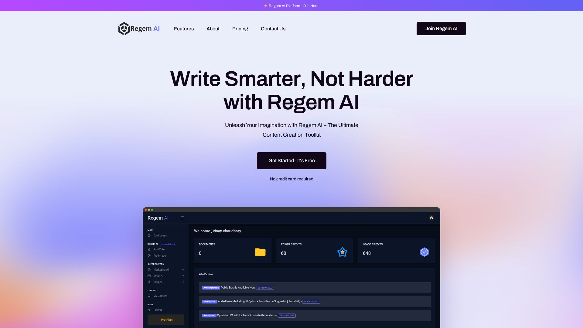 Regem AI Platform