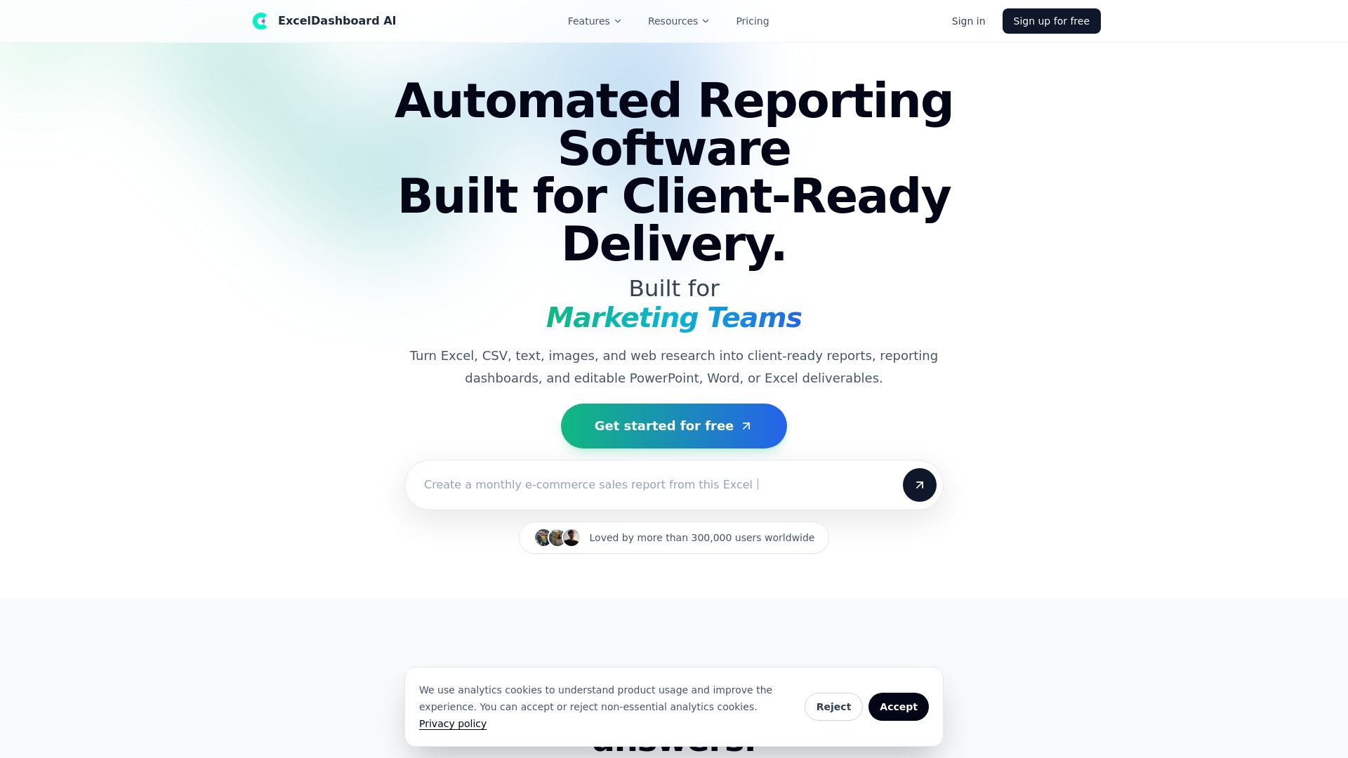ExcelDashboard AI