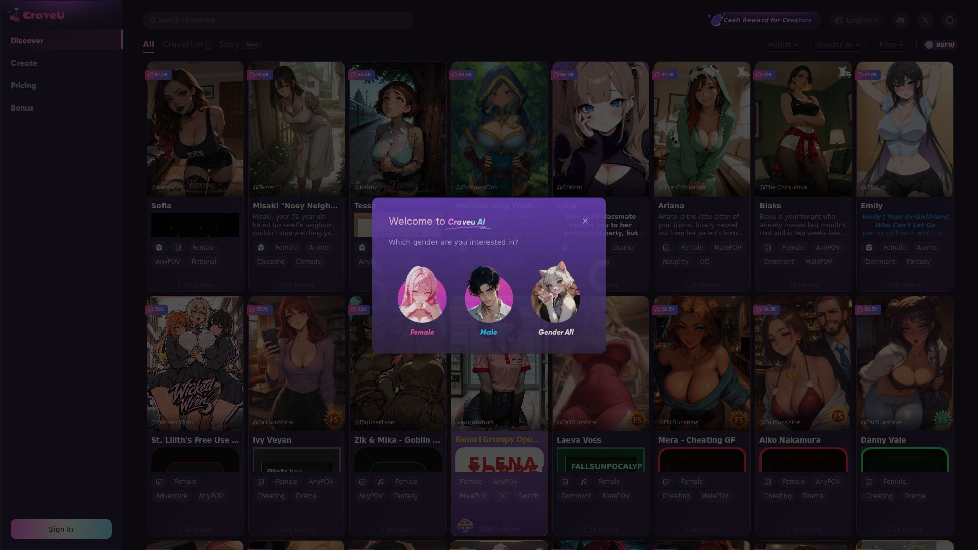 CraveU AI