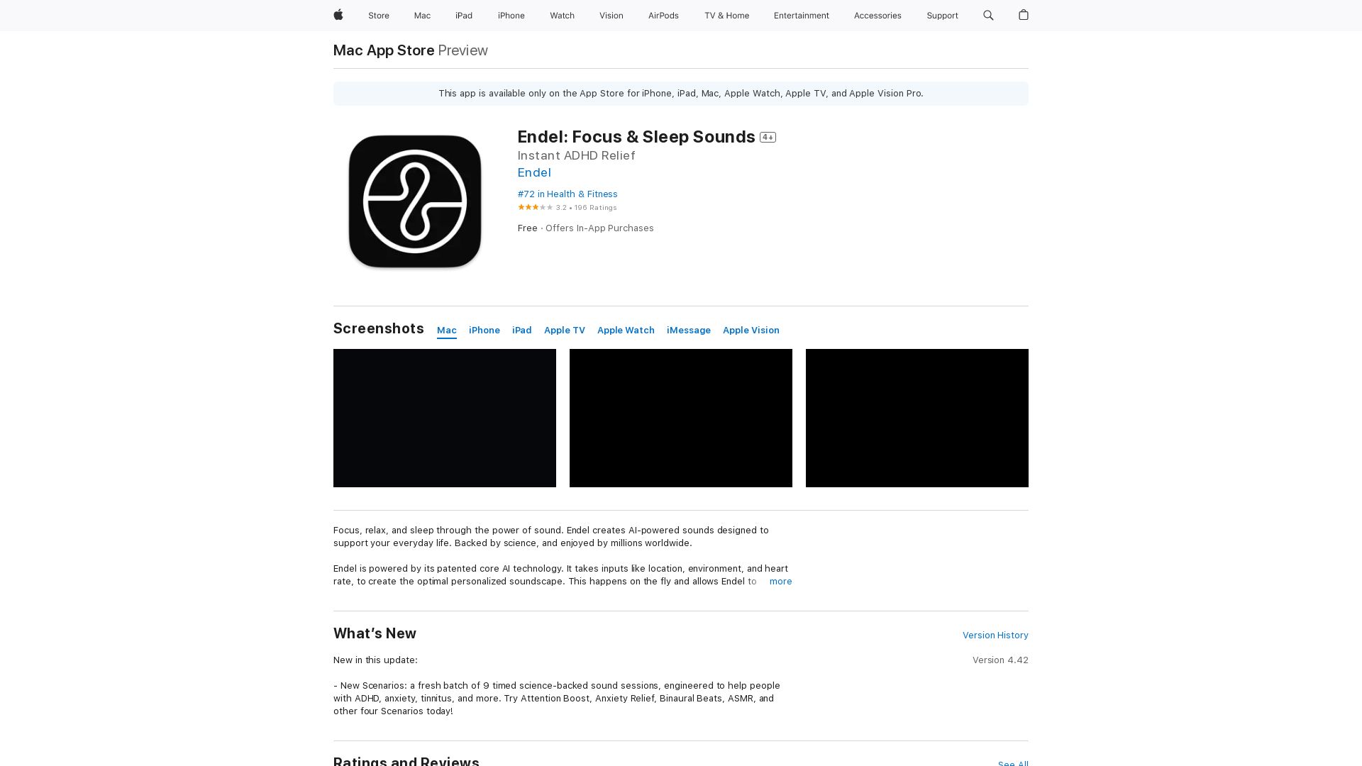 Endel: Focus, Sleep, Relax