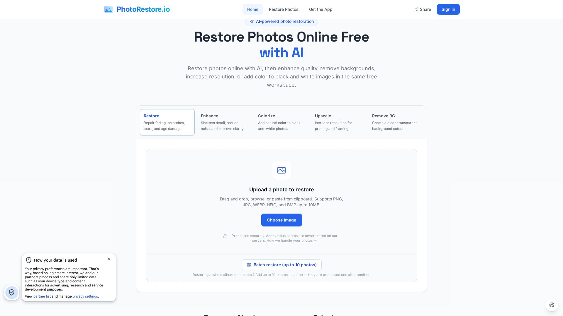 Photo Restore