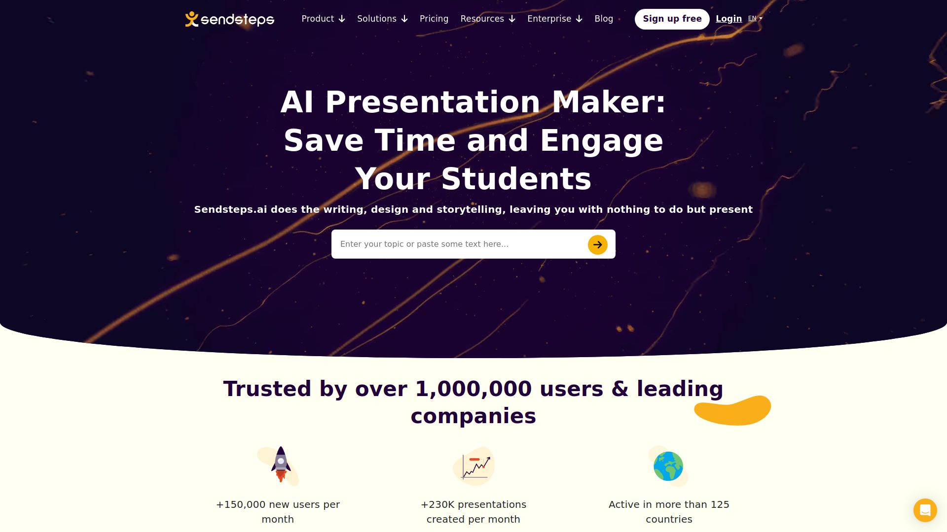 Sendsteps.ai: First AI Presentation Tool