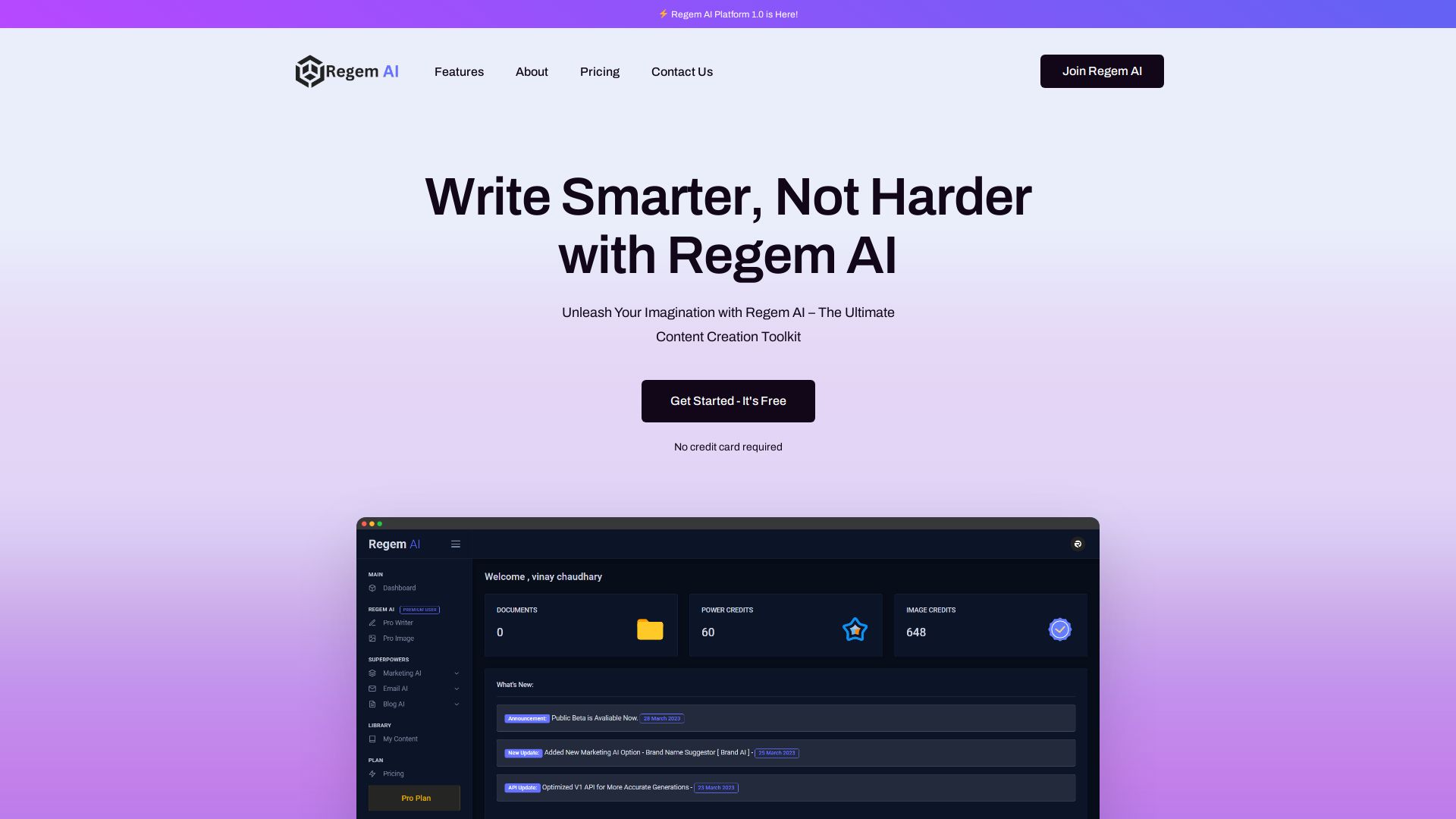 Regem AI Platform