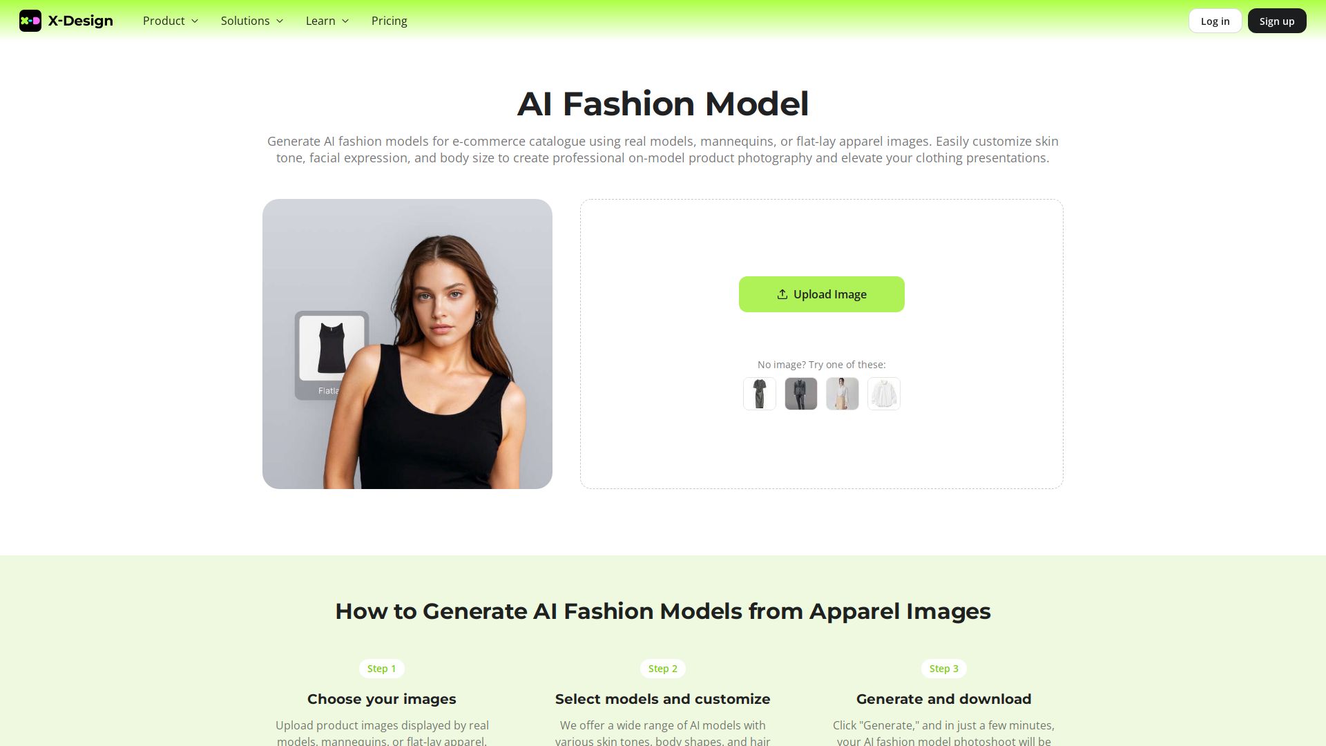 AI Fashion Model