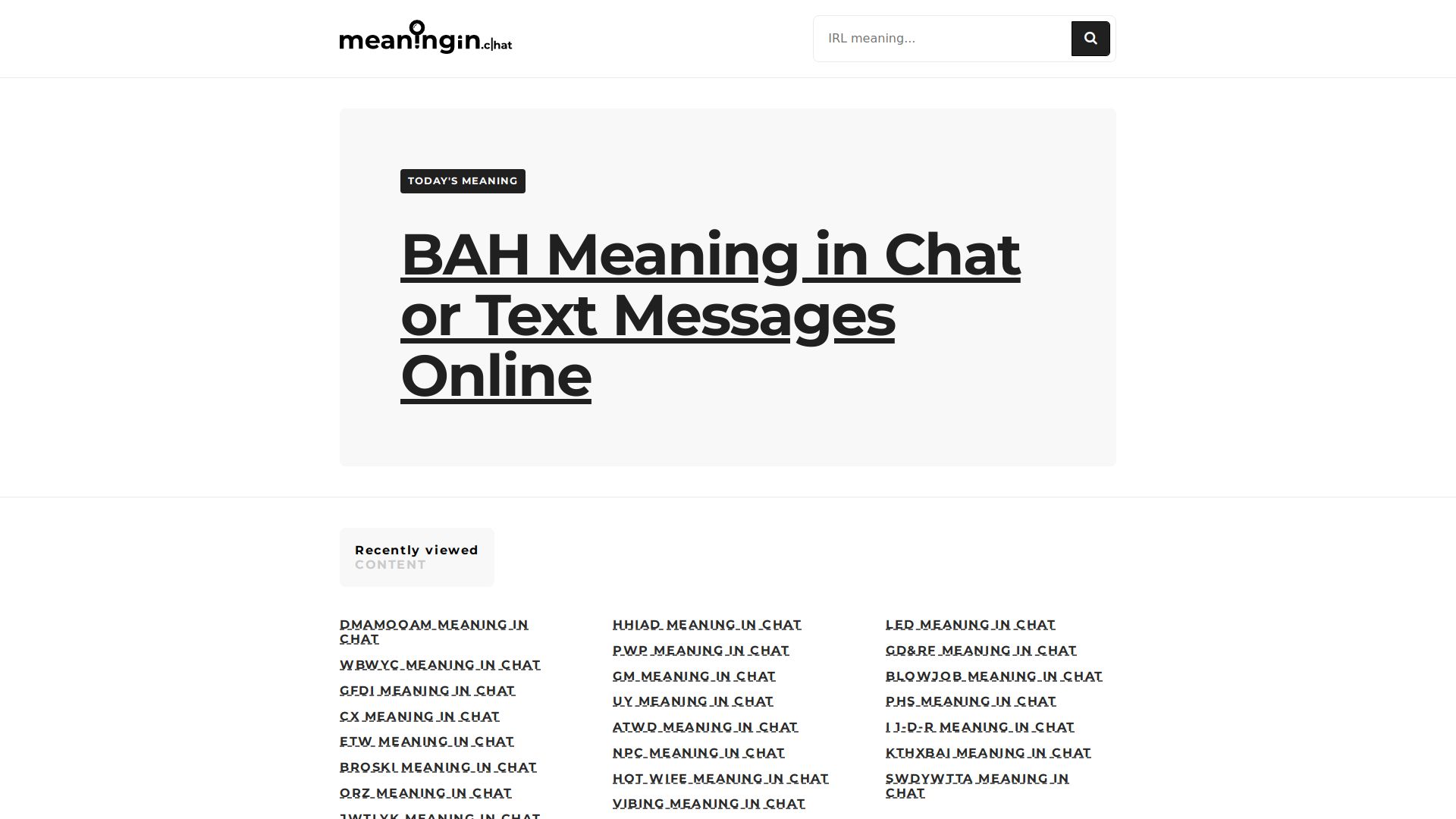 MeaningIn.Chat