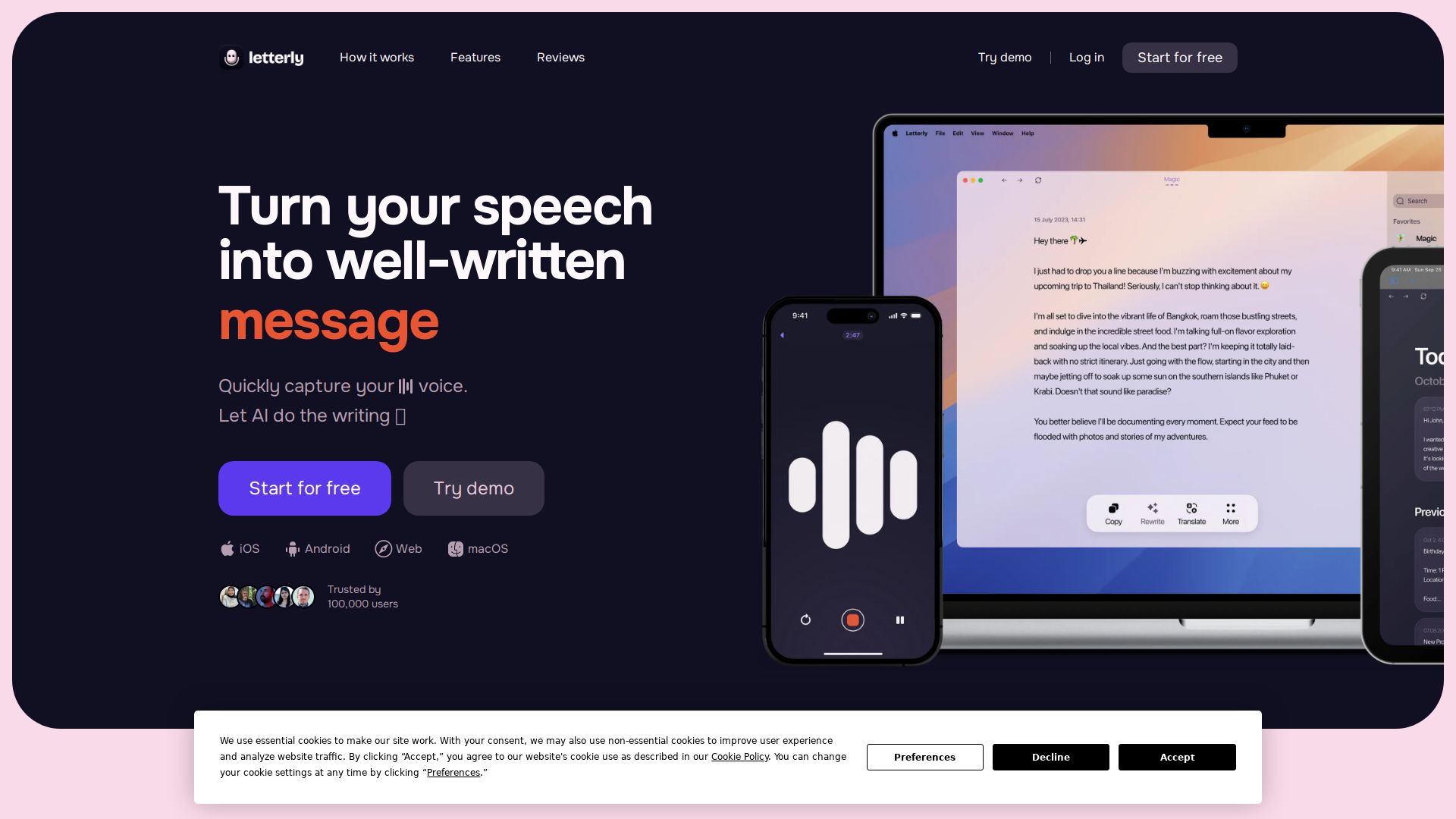 Letterly App