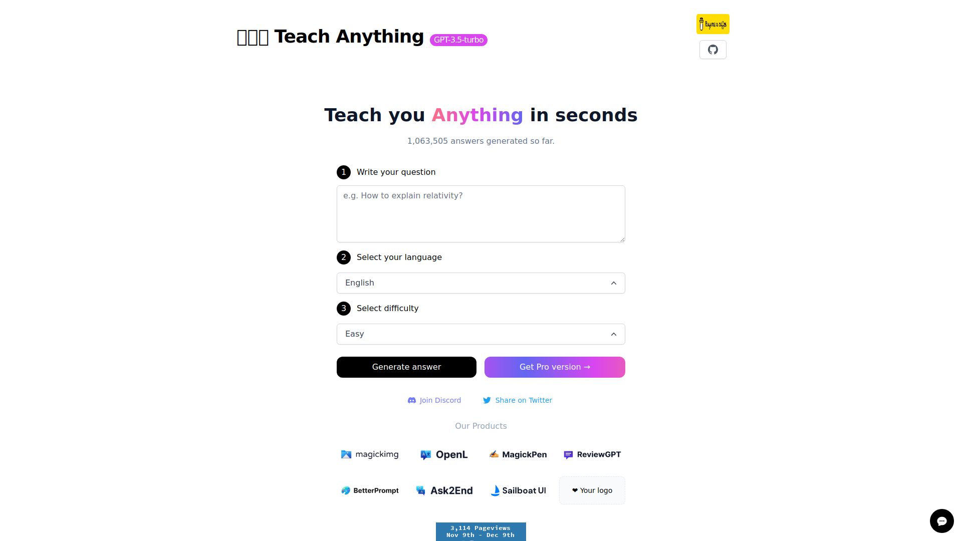 Teach Anything