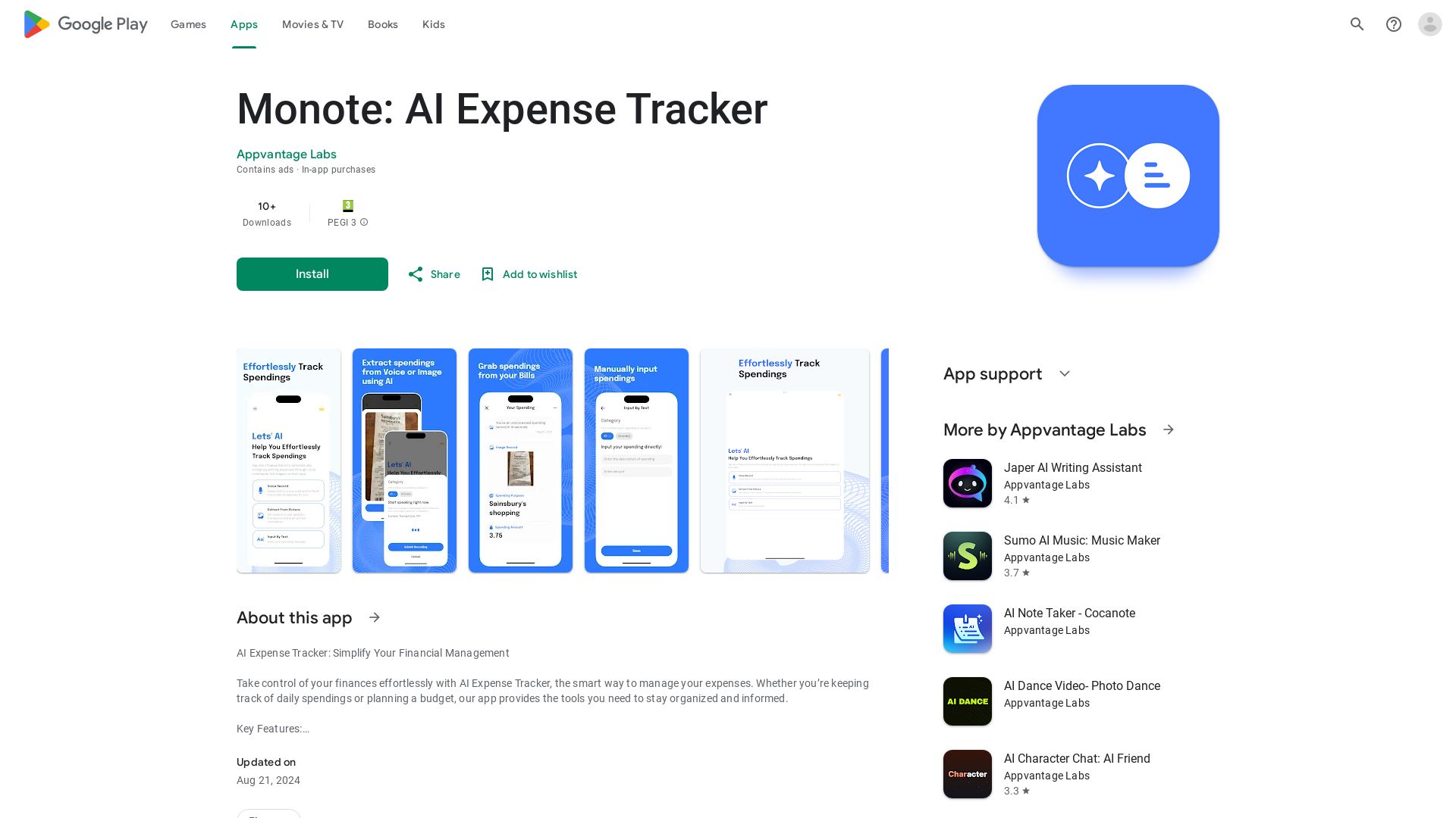 AI Expense Tracker