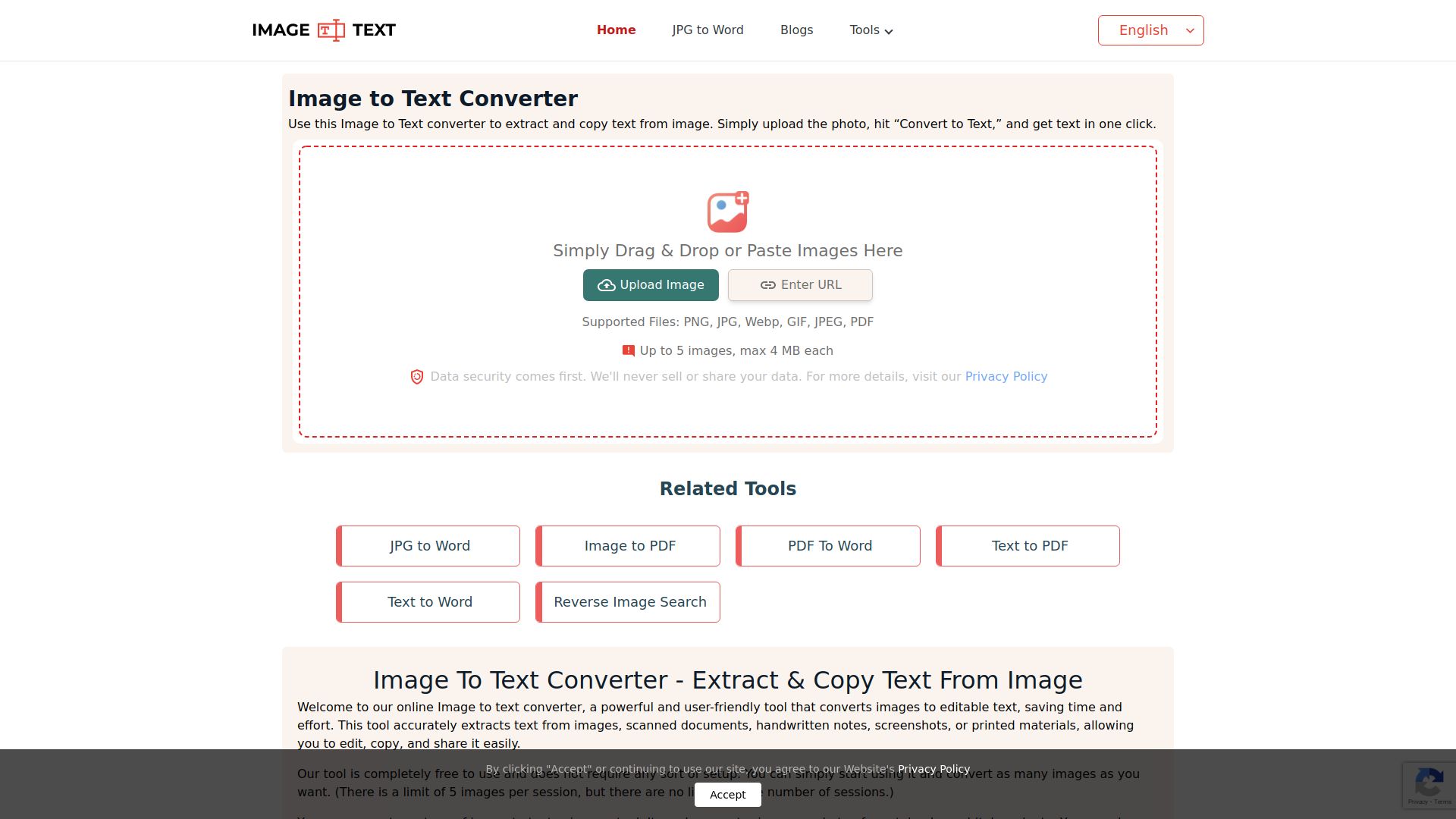 Image to Text Converter