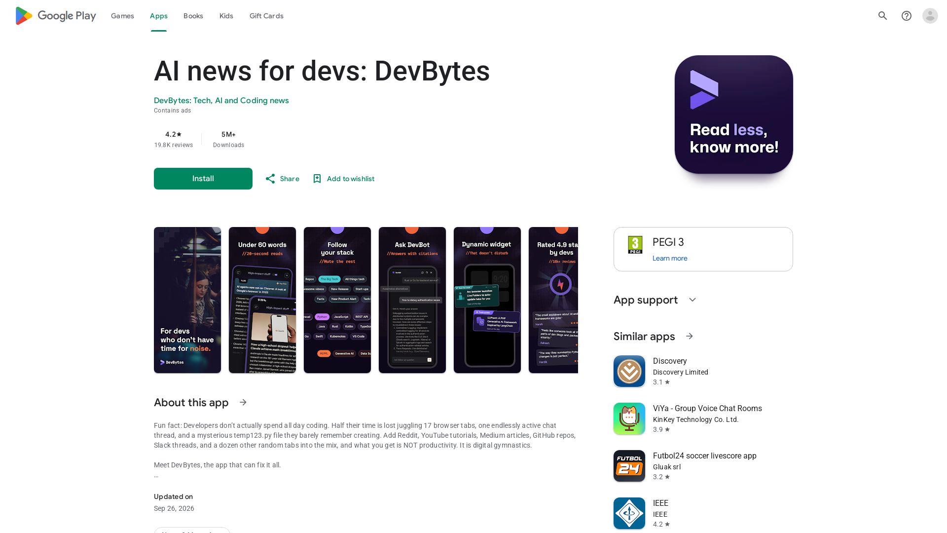 DevBytes