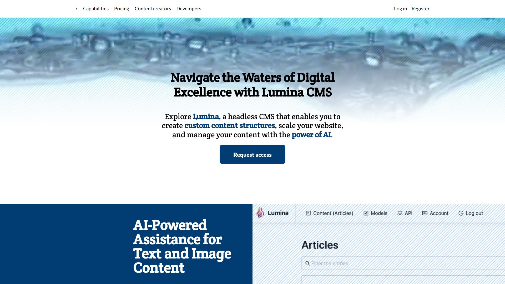 Lumina CMS