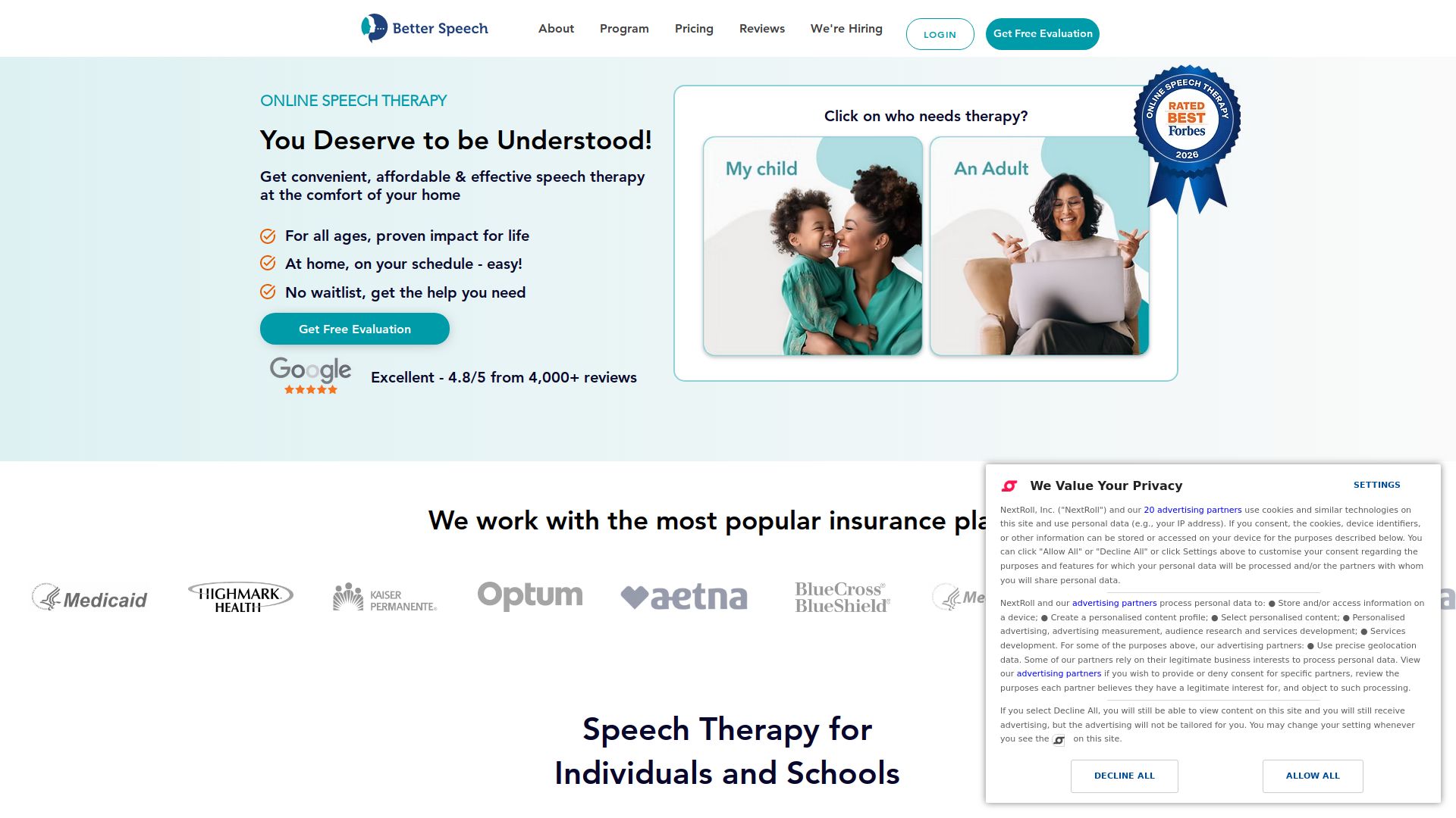 Better Speech Online Speech Therapy