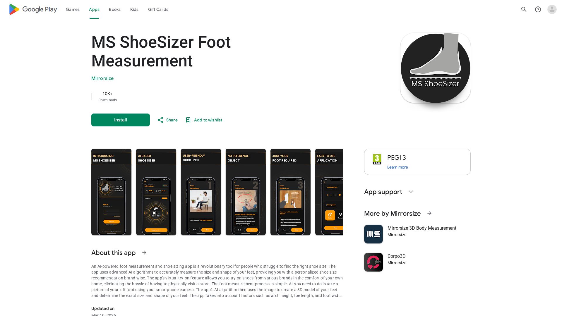 MS ShoeSizer