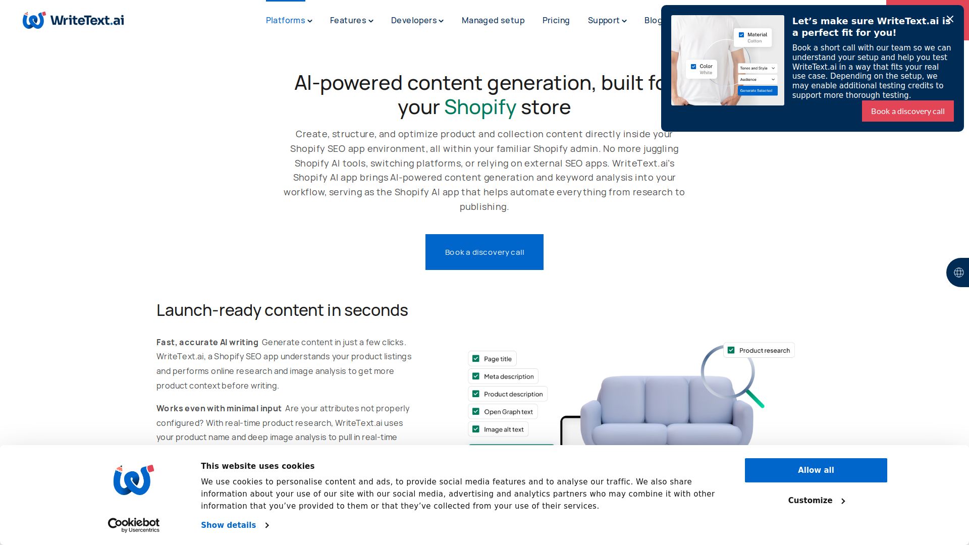 WriteText.ai for Shopify