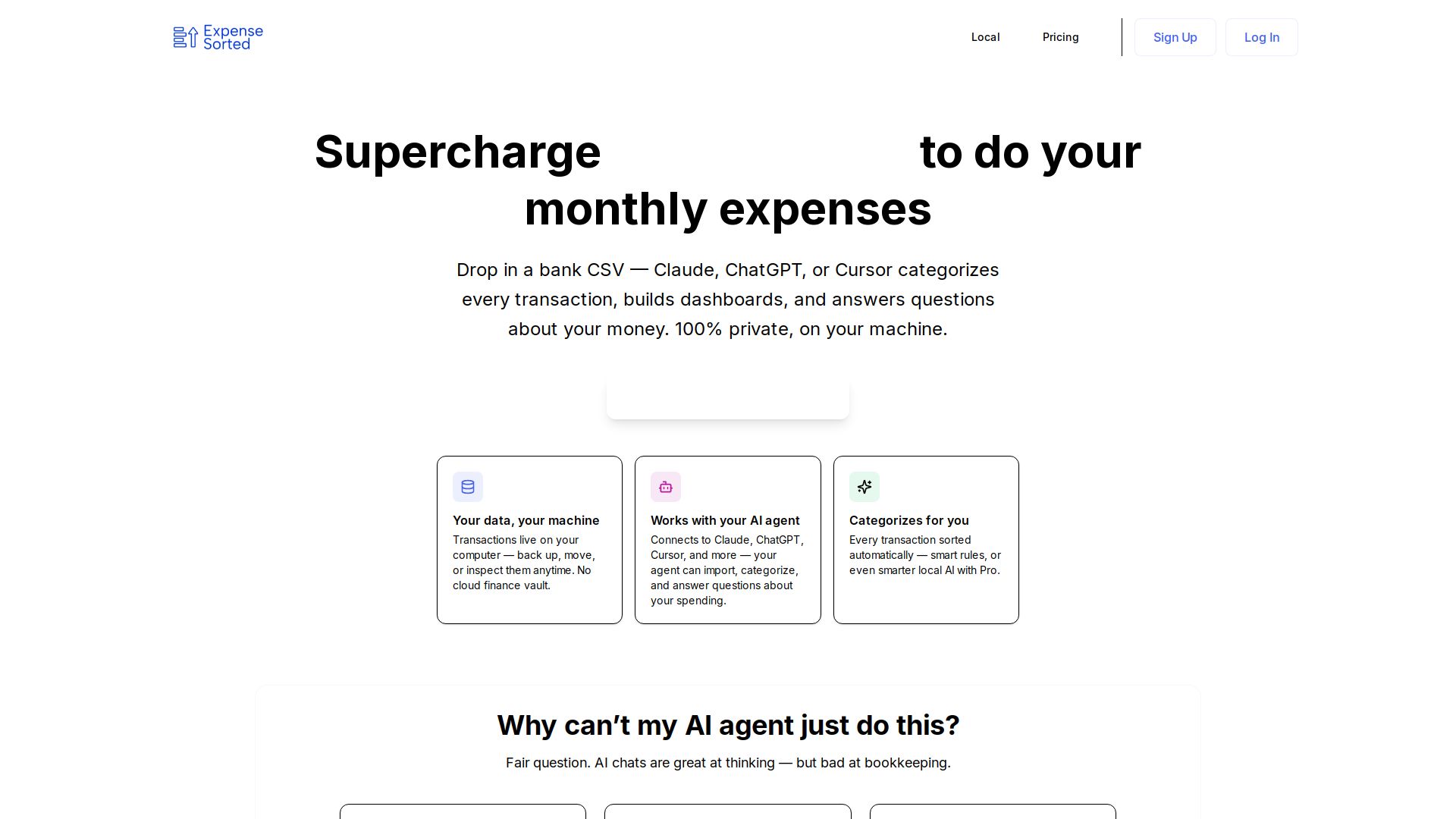 Expense Sorted
