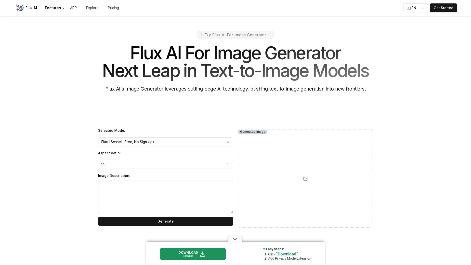 Flux Image Generator