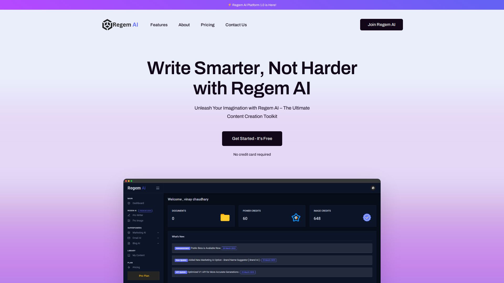 Regem AI Platform