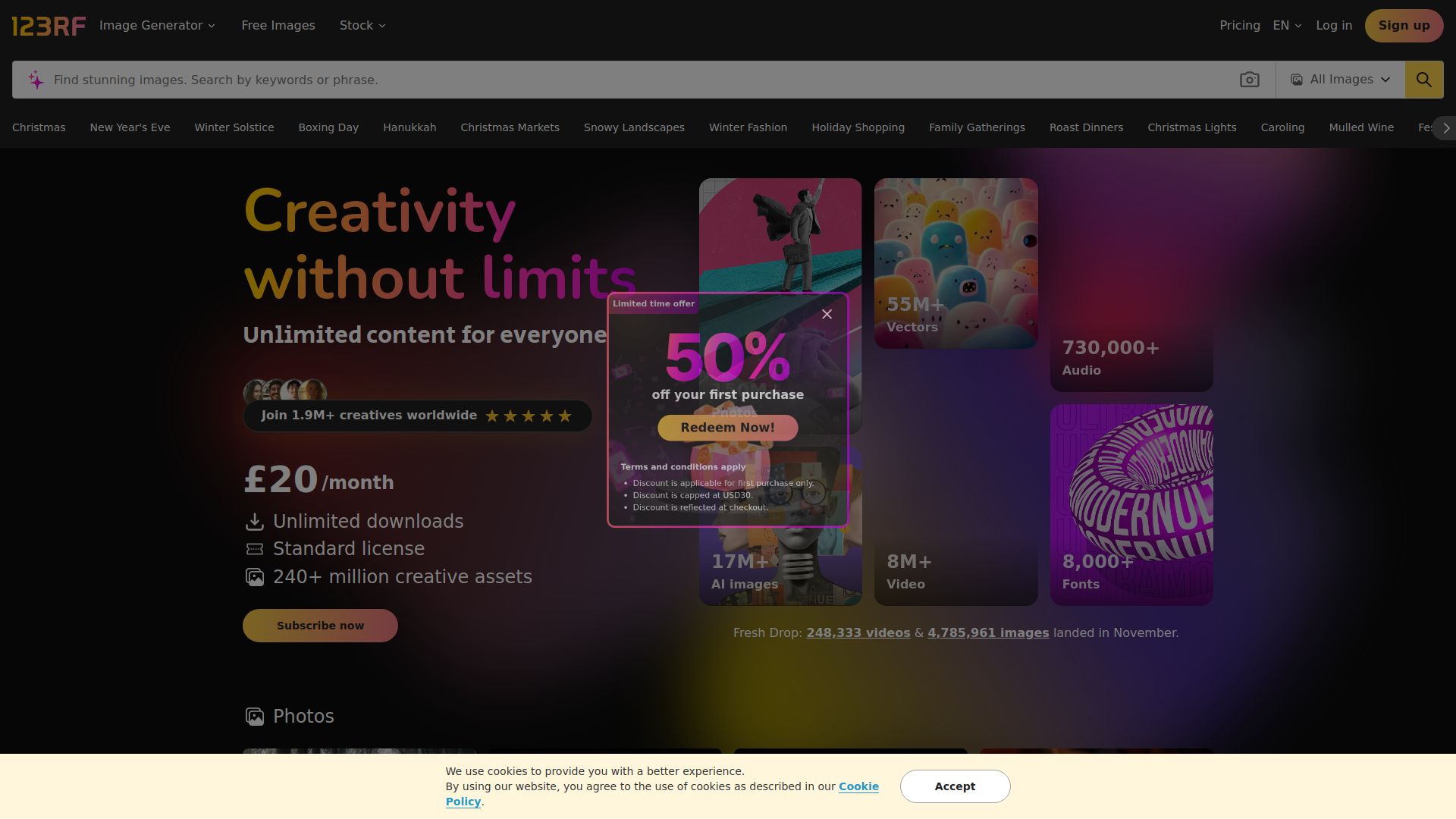 123RF AI Search Engine
