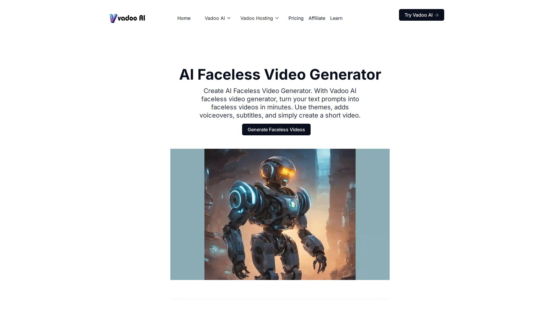 Vadoo AI Video Generator