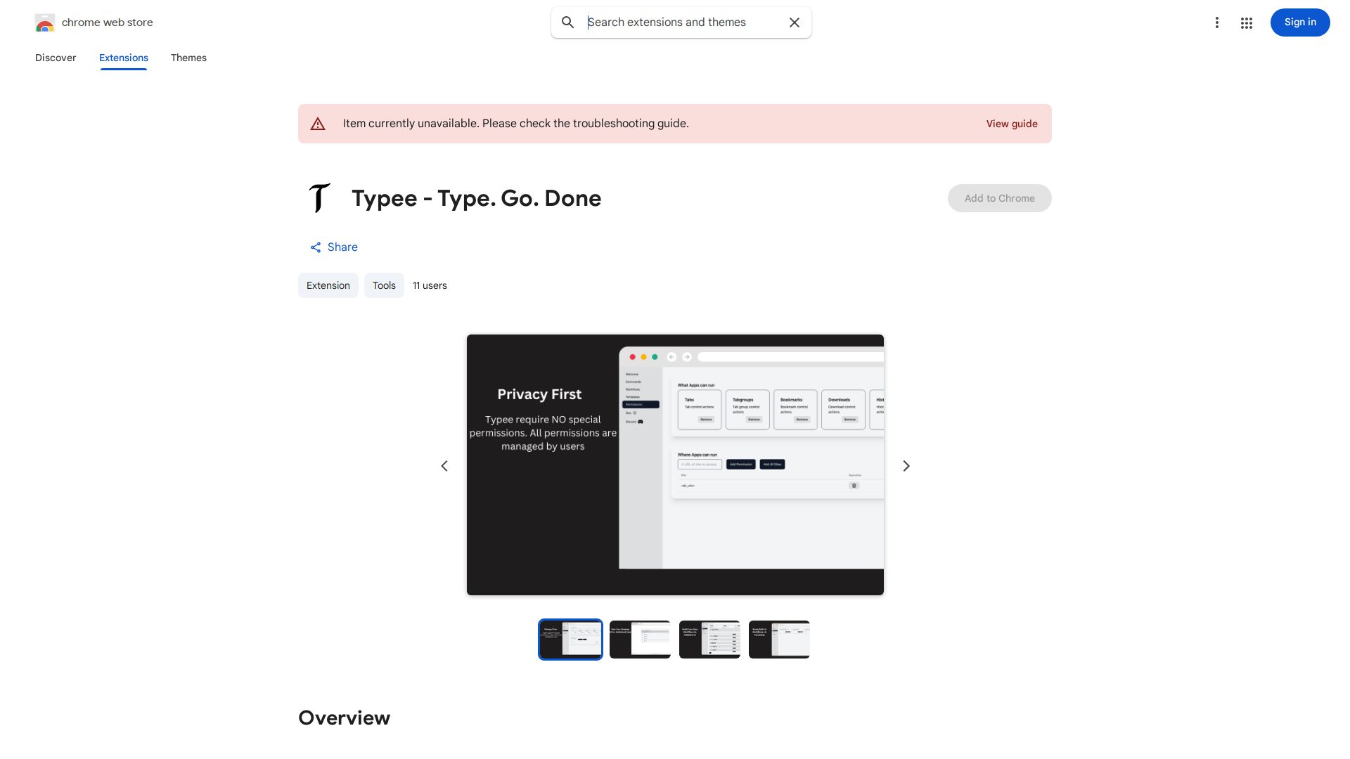 Typee Browser Extension