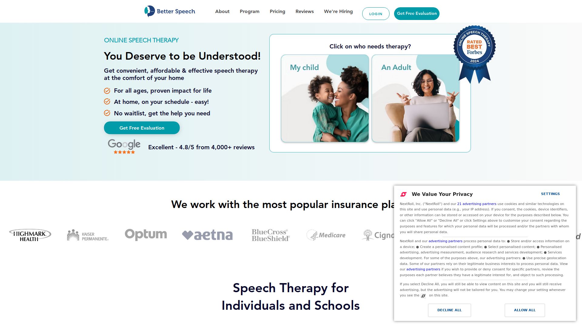 Better Speech Online Speech Therapy