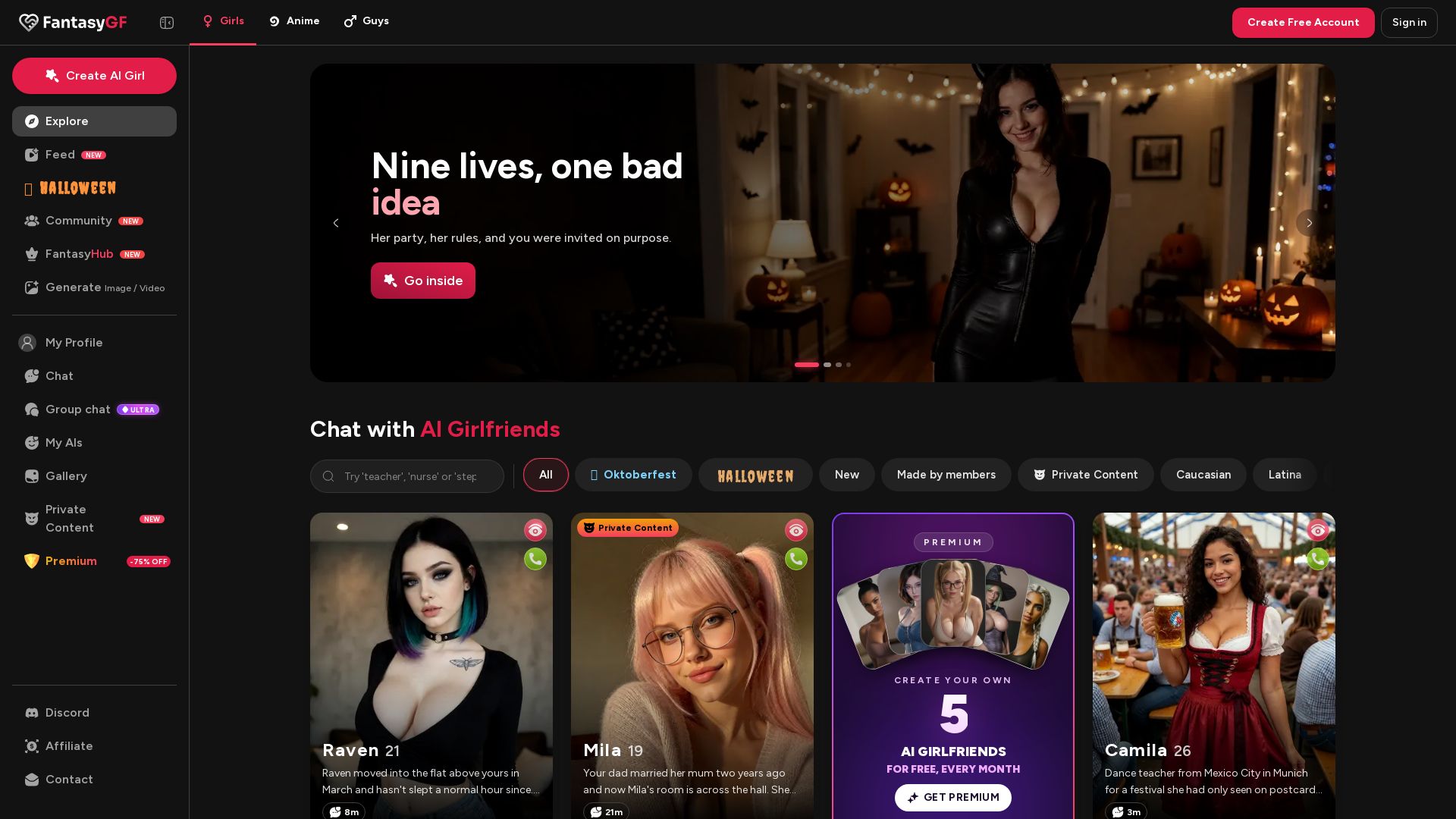 AI Generated Girlfriends