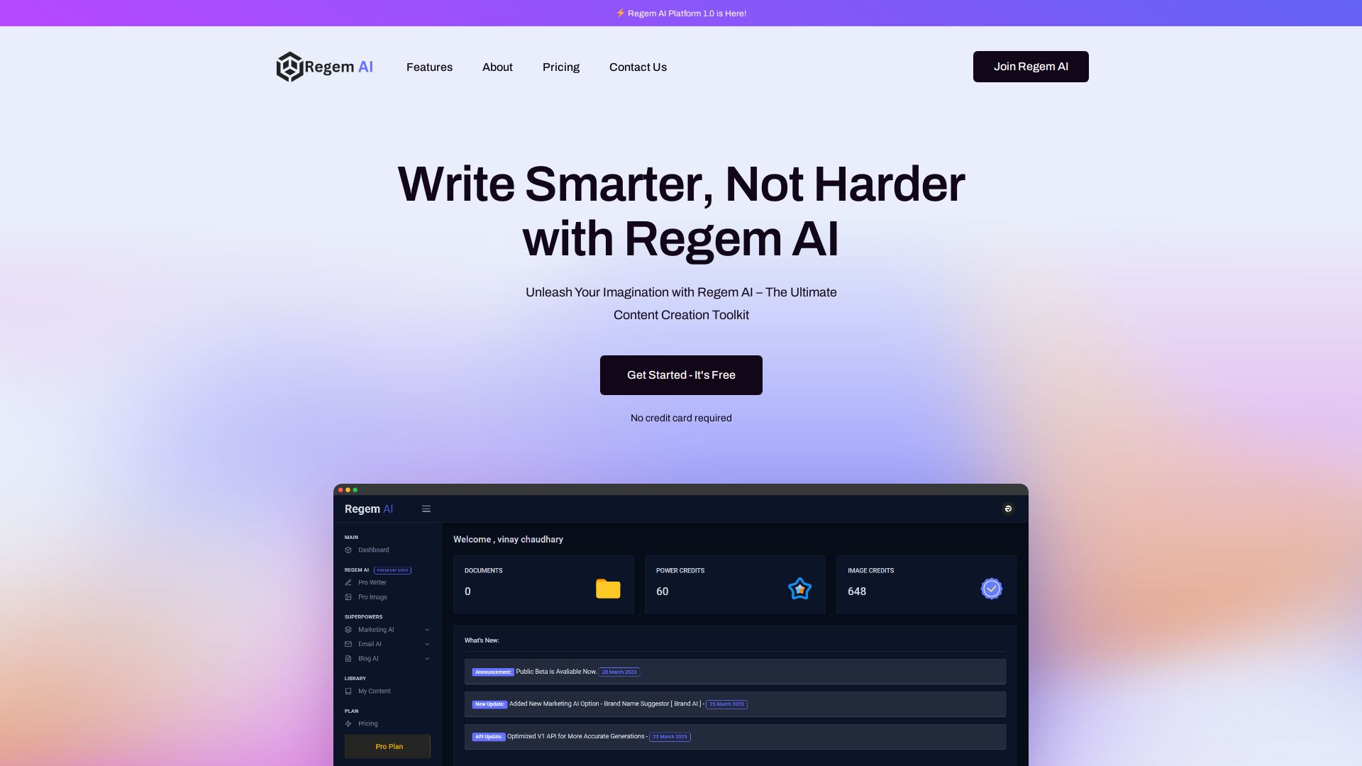 Regem AI Platform