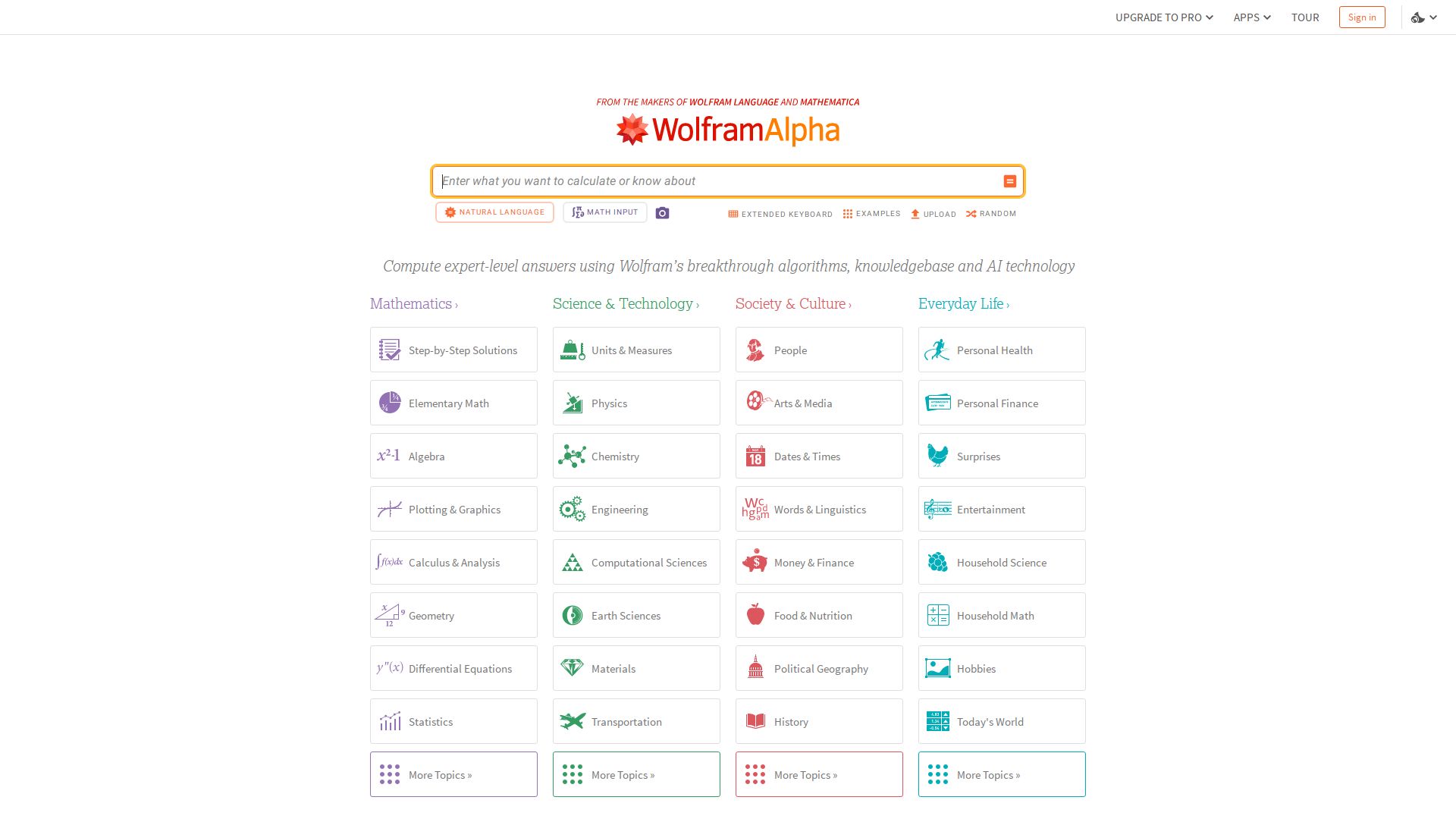 WolframAlpha