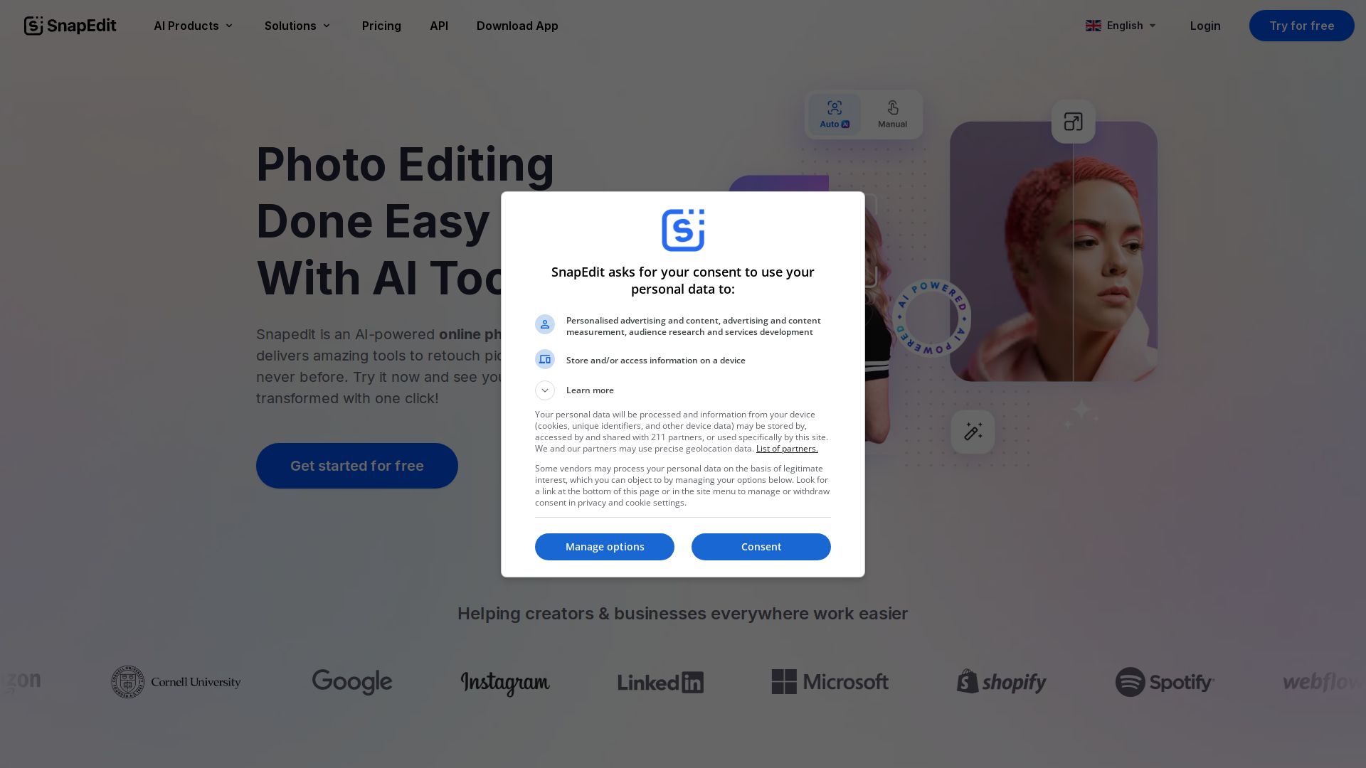 SnapEdit - All-in-one AI Photo Editor