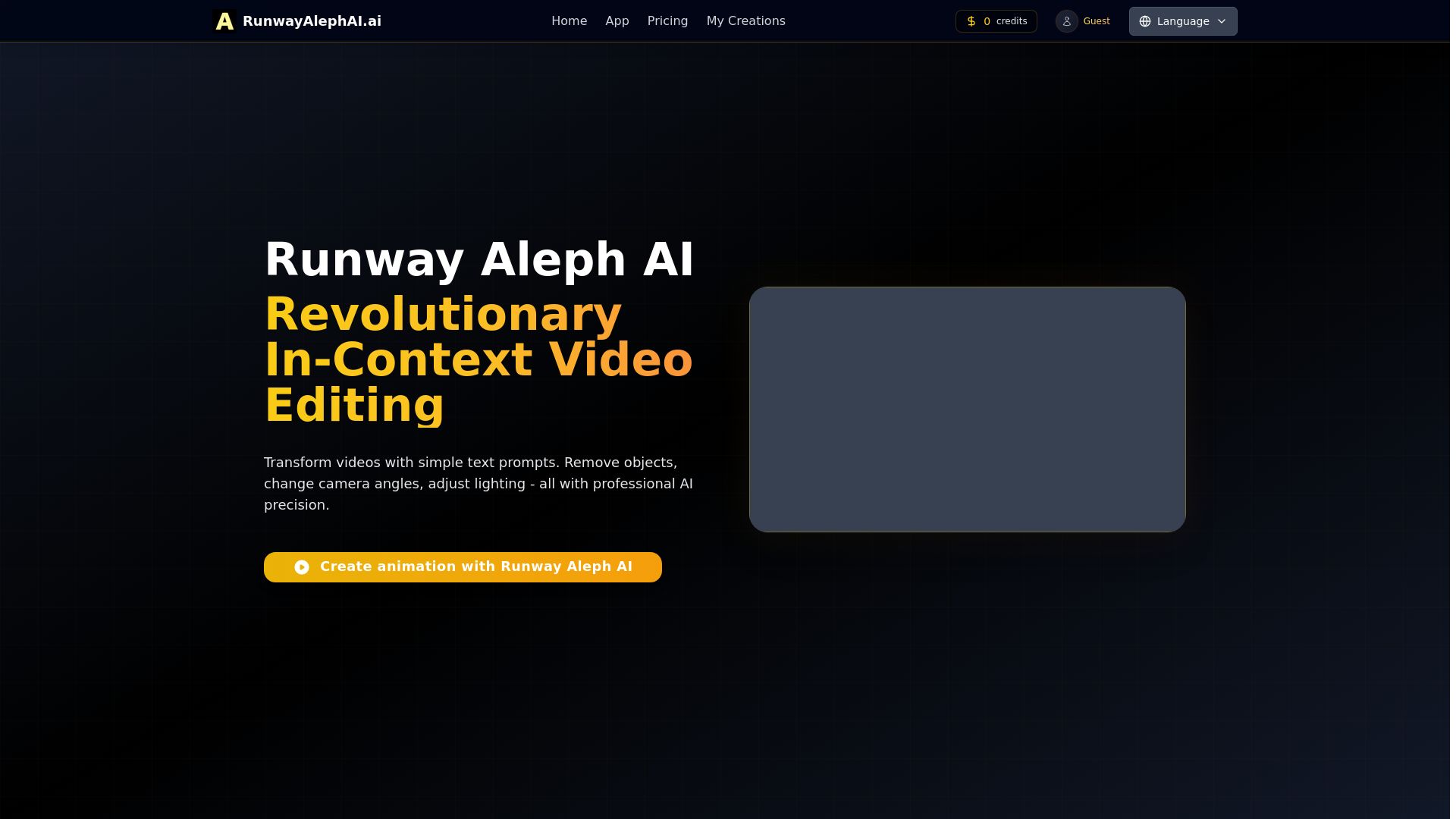 Runway Aleph AI