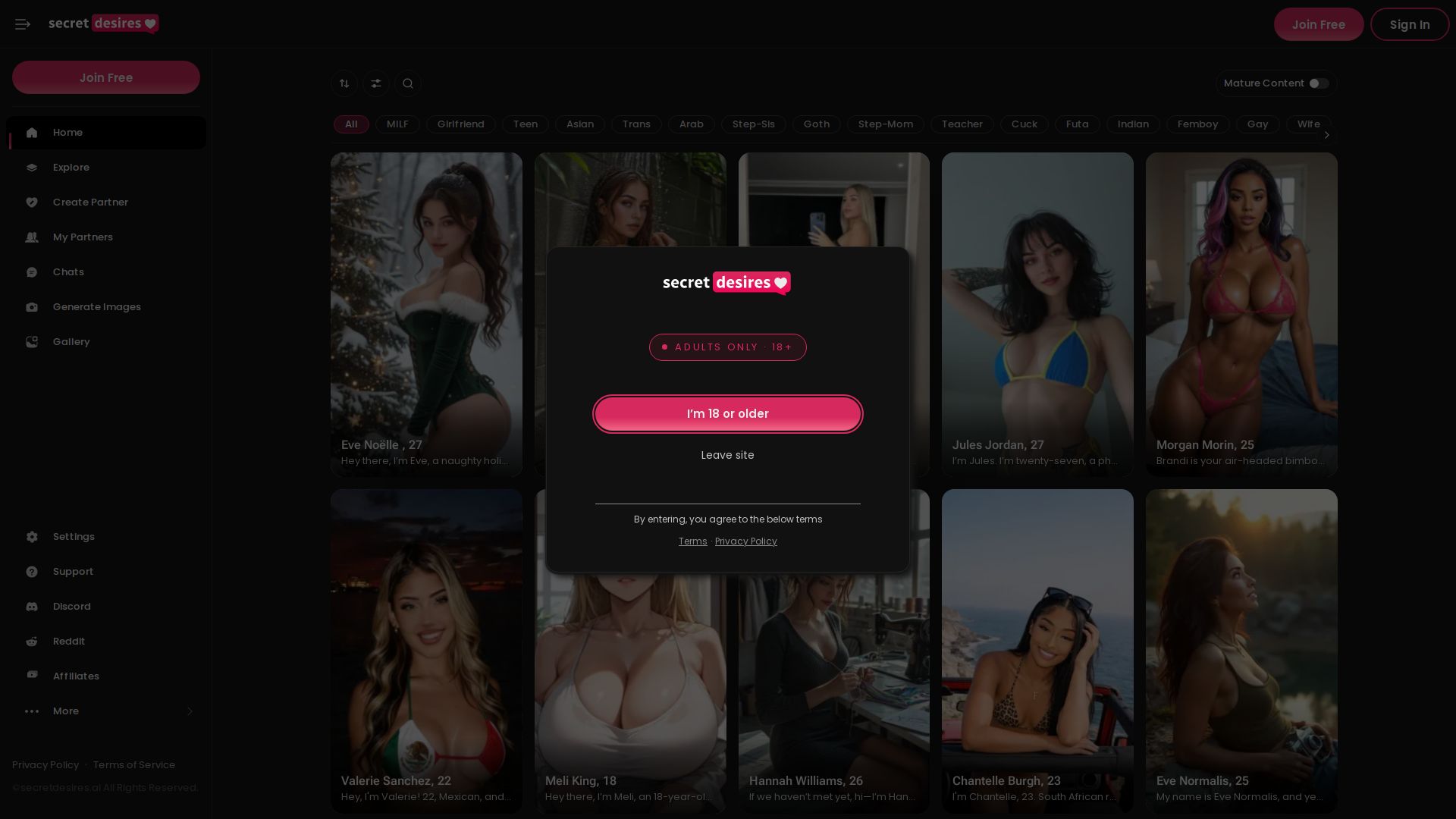 Secret Desires AI