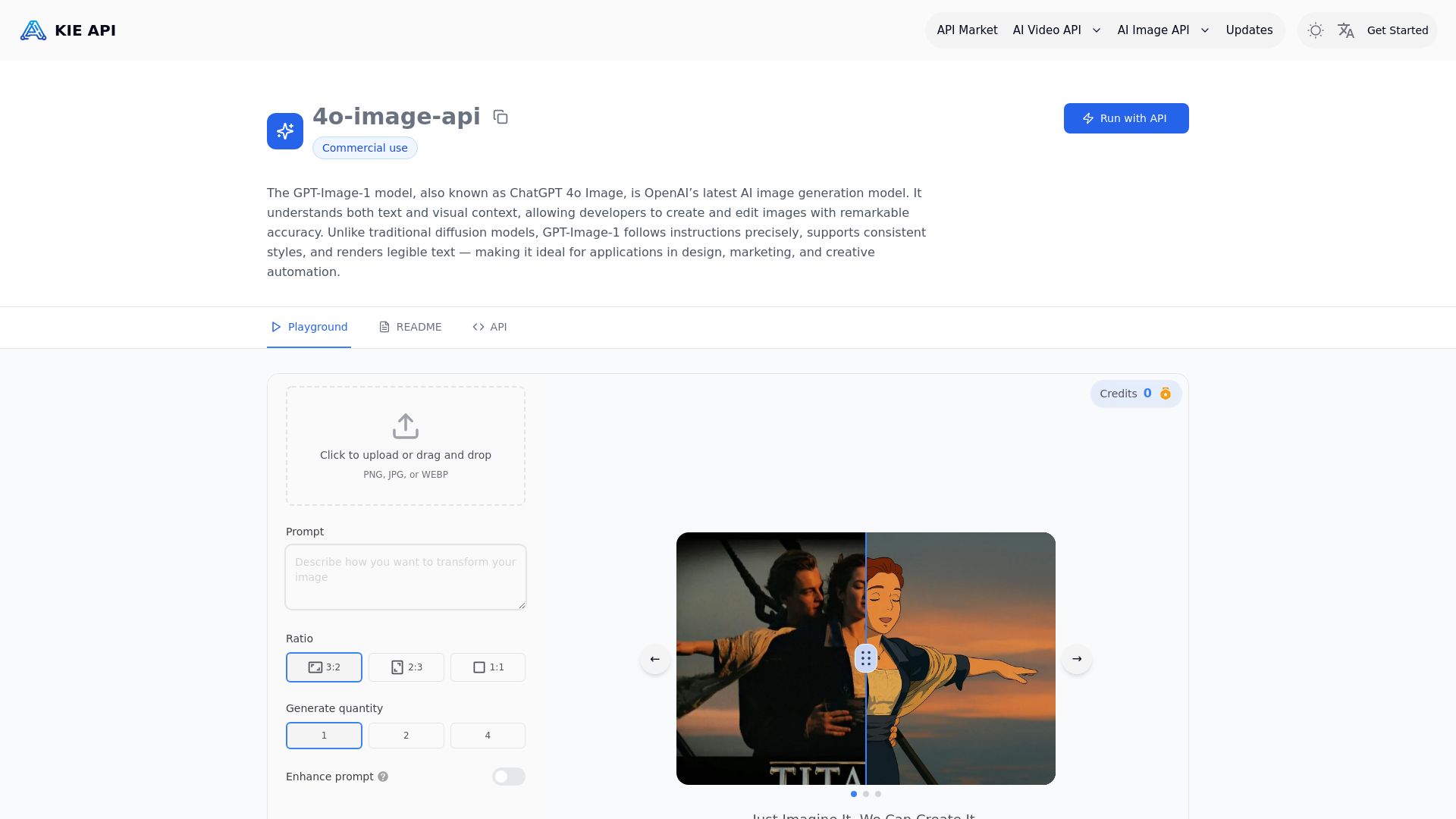 Kie.ai: Affordable and Reliable 4o Image API(The latest released)