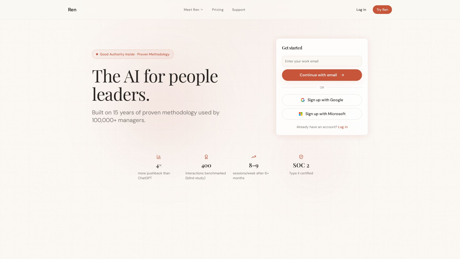 Ren | AI Leadership Coach