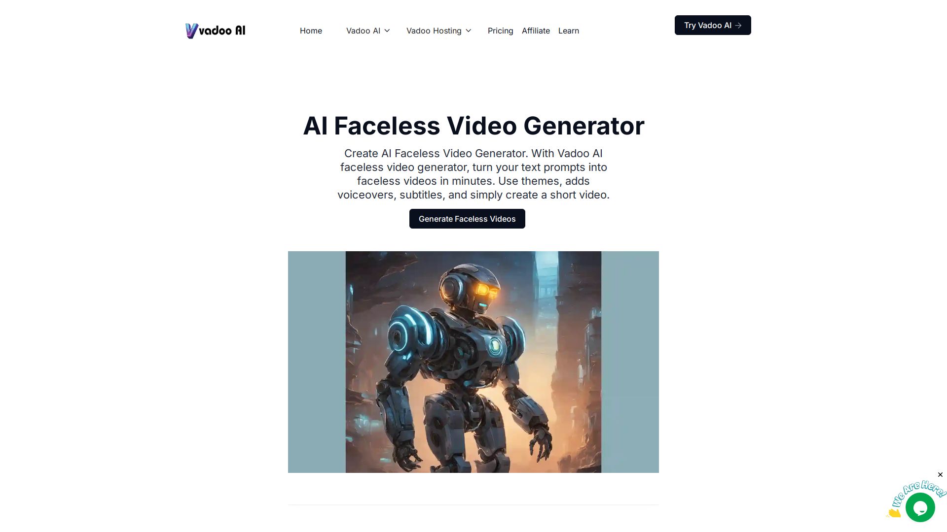 Vadoo AI Video Generator