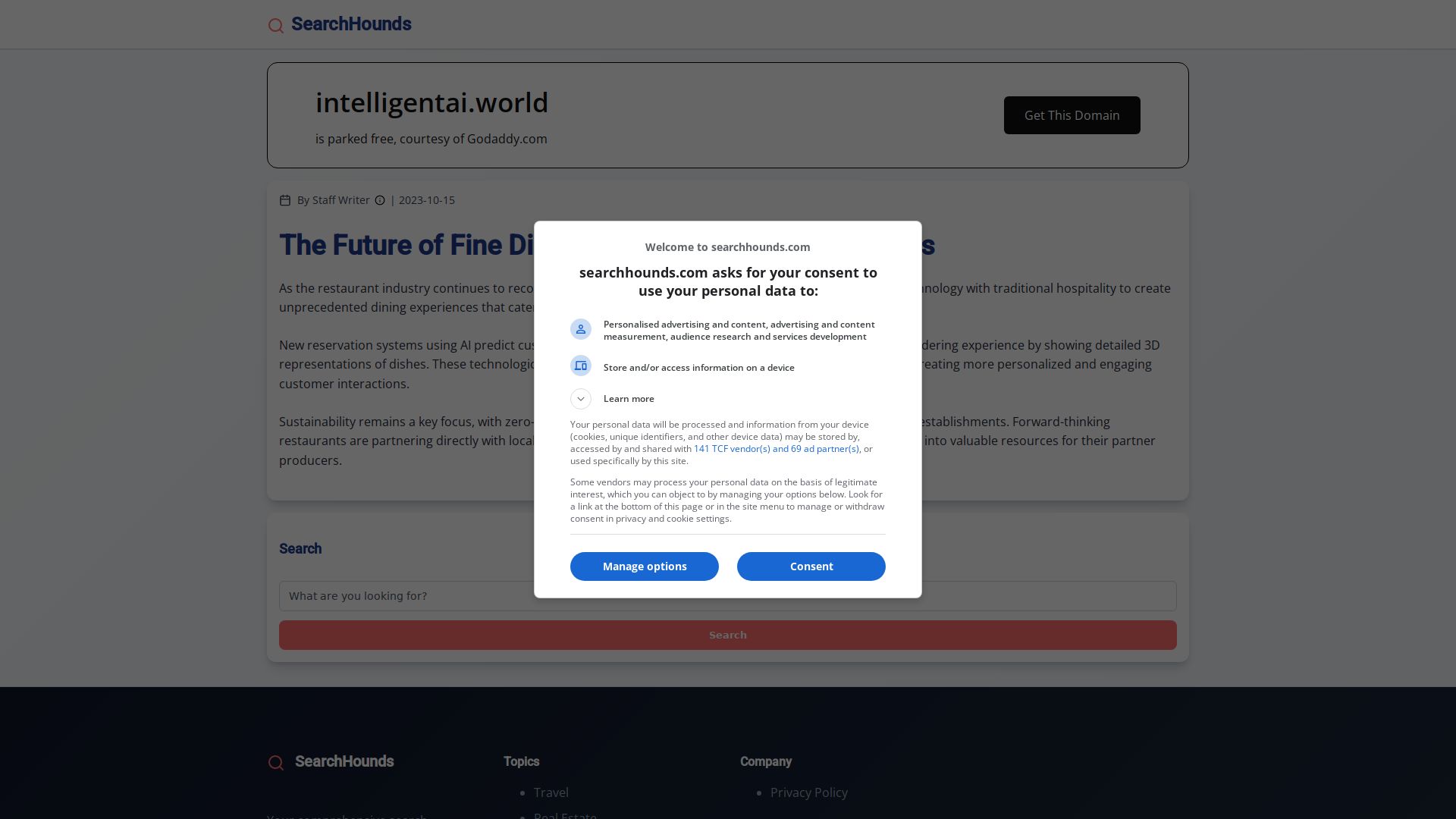 Intelligent AI World